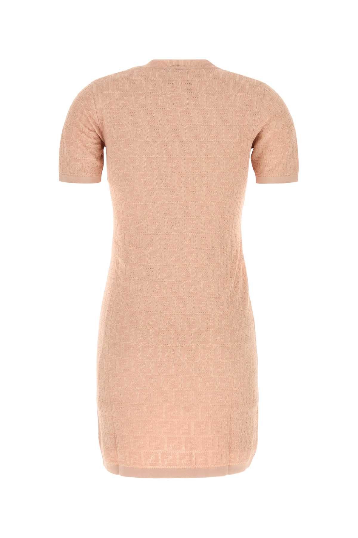 Fendi Pink Cotton Blend Dress Size S / US 4 / IT 40 - 2 Thumbnail
