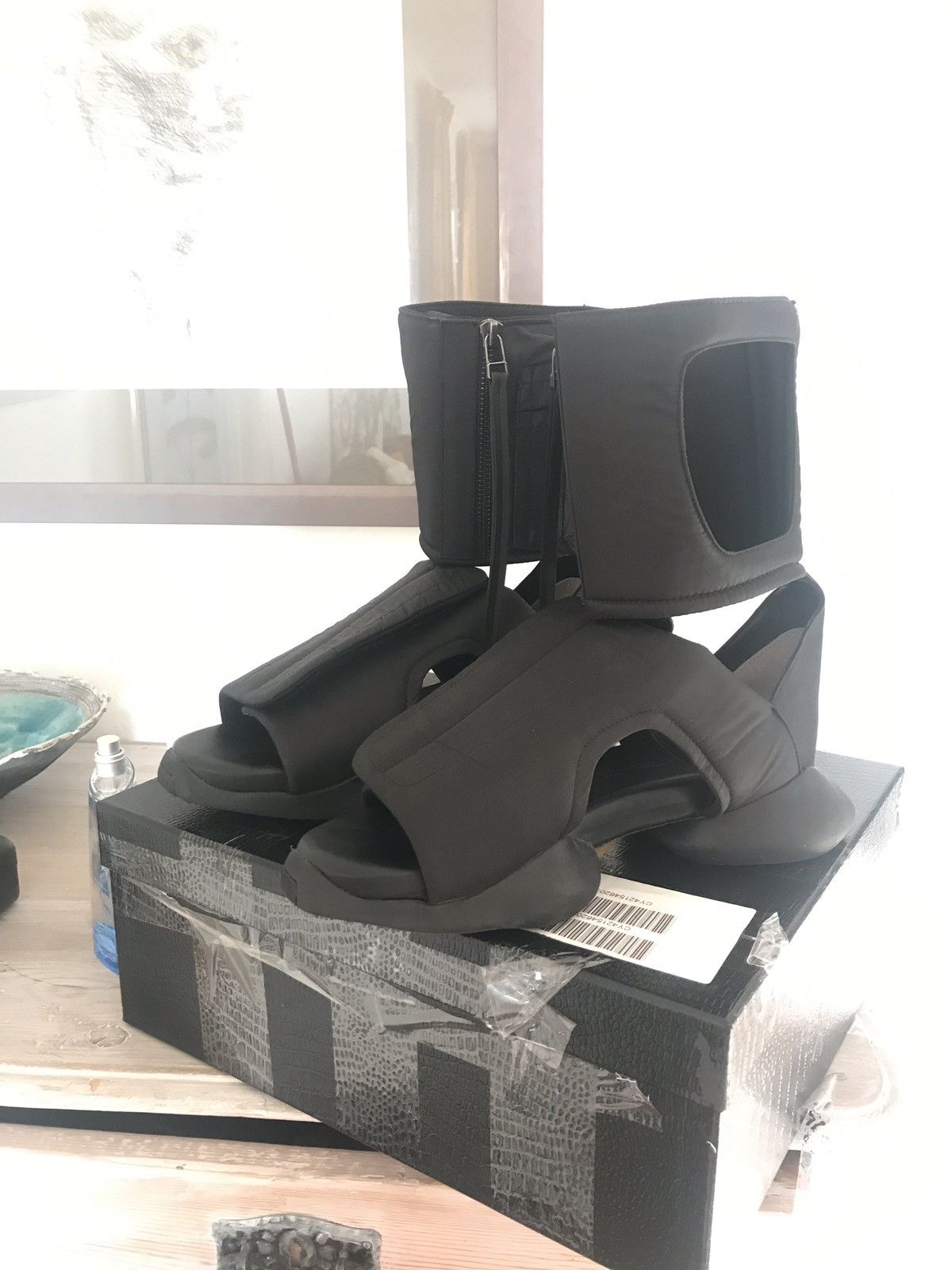 Rick owens cargo sandals on sale