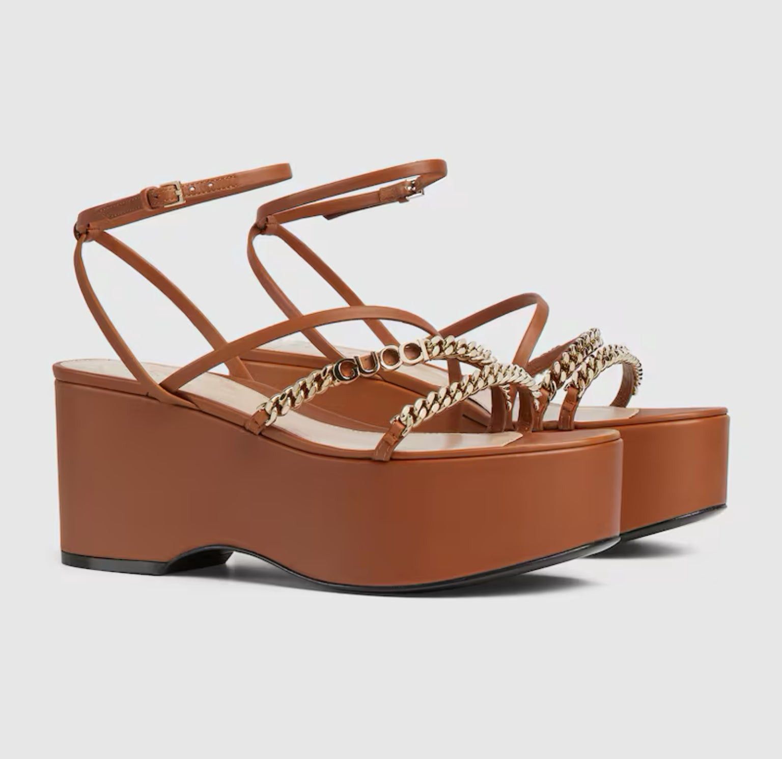 Gucci Gucci Signoria Flatform Sandals SIZE 39 Size ONE SIZE - 2 Thumbnail