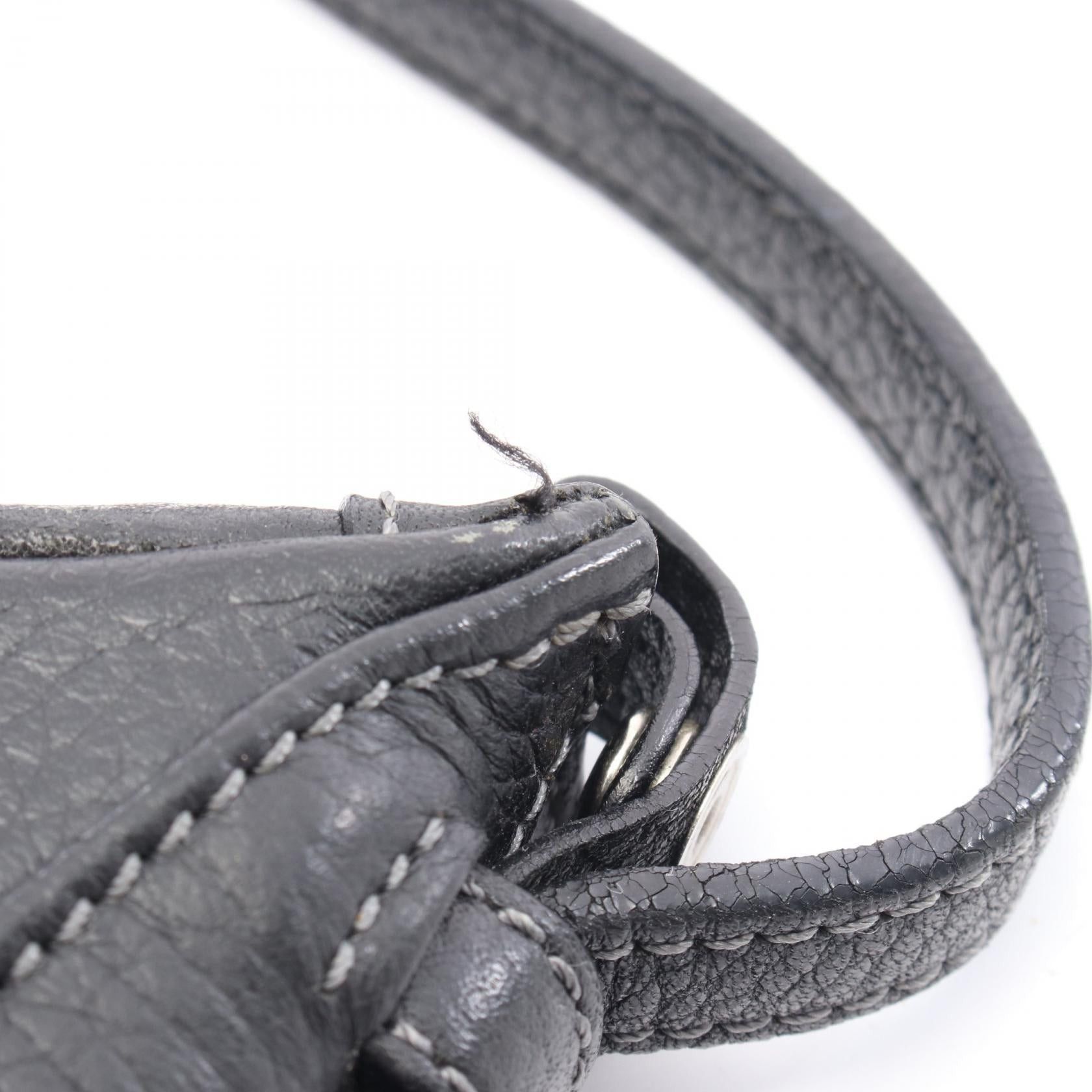 Loewe Loewe Shoulder Bag Leather Black Size ONE SIZE - 6 Thumbnail