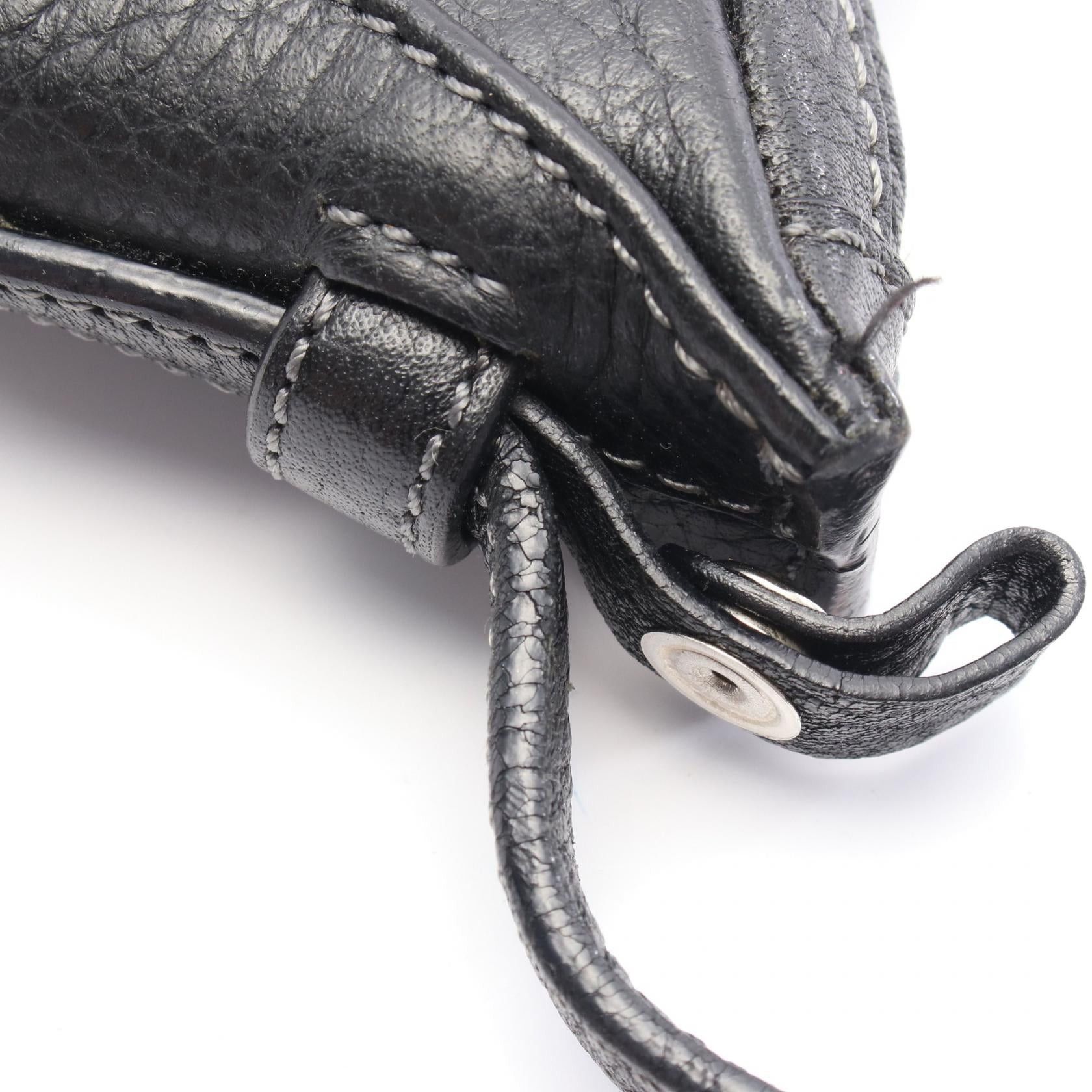 Loewe Loewe Shoulder Bag Leather Black Size ONE SIZE - 5 Thumbnail