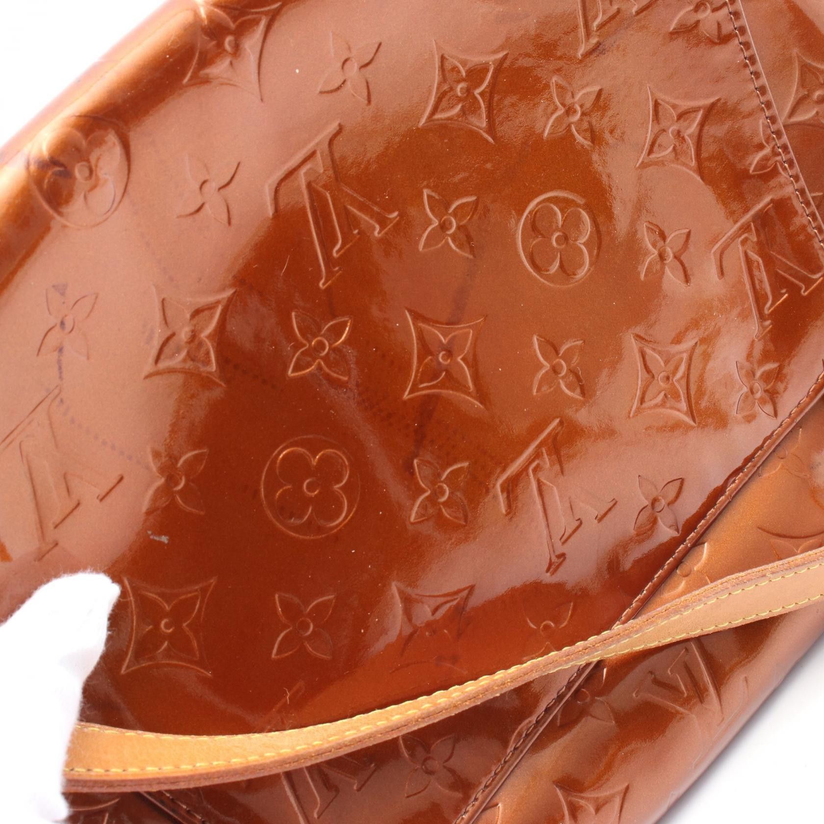 Louis Vuitton Louis Vuitton Thompson Street Monogram Vernis Bronze Shoulder Bag Leather Brown Size ONE SIZE - 9 Thumbnail