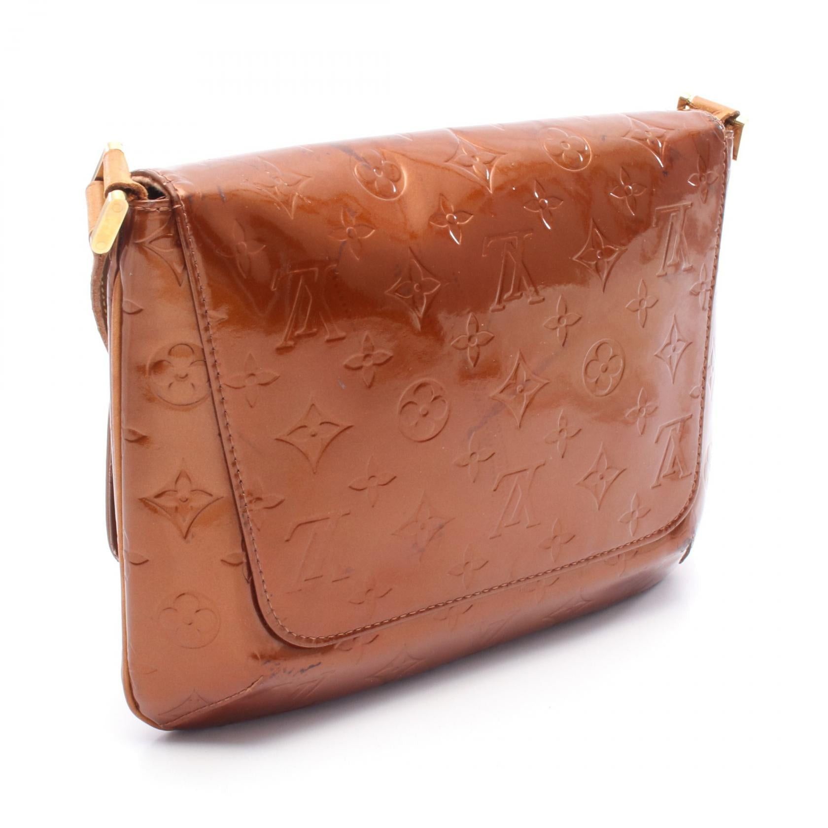 Louis Vuitton Louis Vuitton Thompson Street Monogram Vernis Bronze Shoulder Bag Leather Brown Size ONE SIZE - 2 Thumbnail