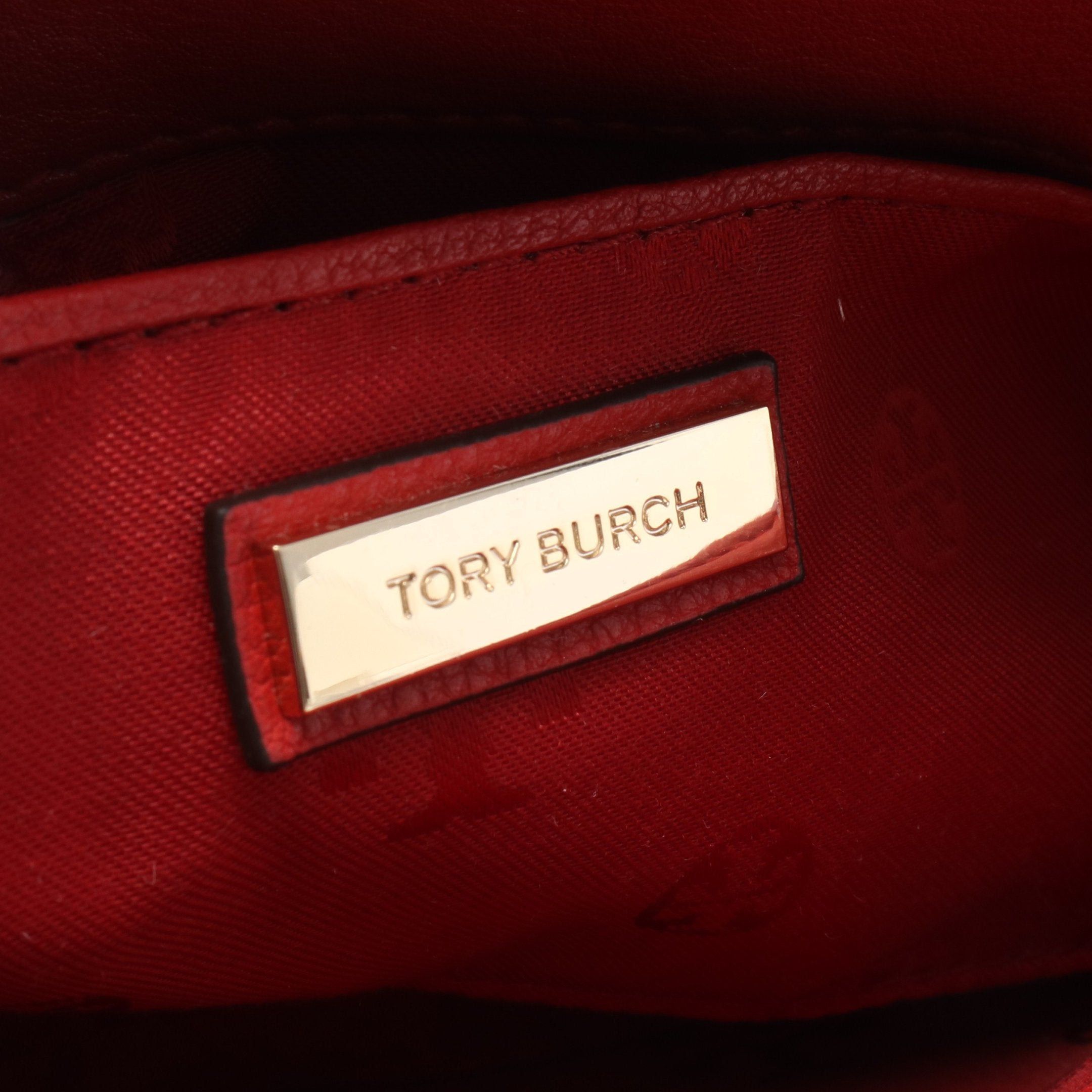 Tory Burch Tory Burch Shoulder Bag Leather Red Size ONE SIZE - 4 Thumbnail