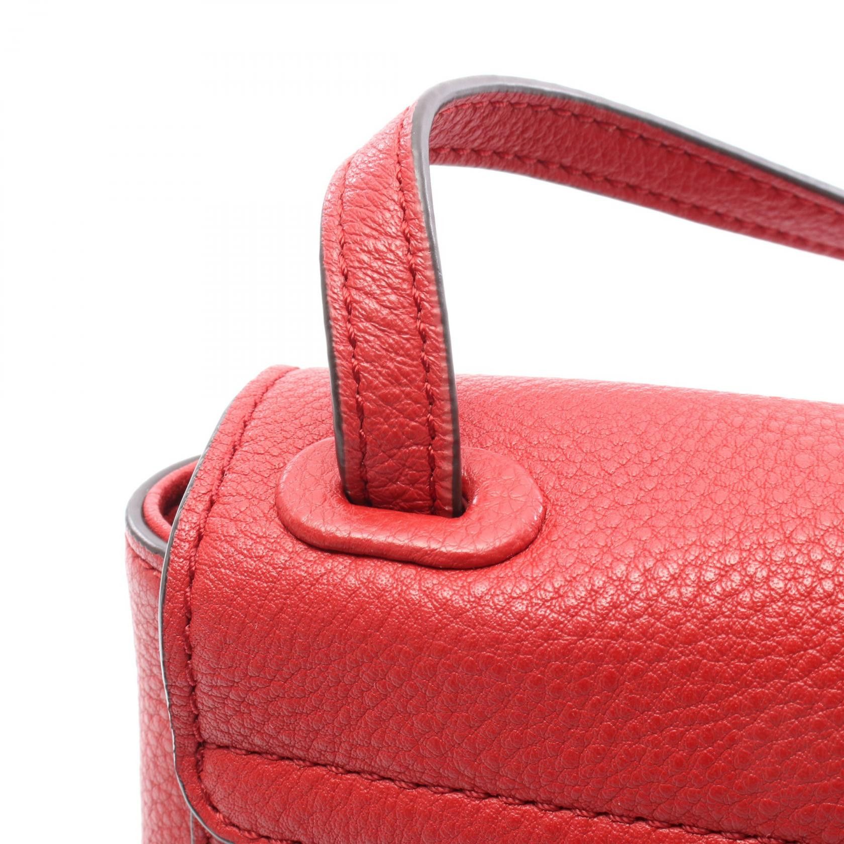 Tory Burch Tory Burch Shoulder Bag Leather Red Size ONE SIZE - 5 Thumbnail