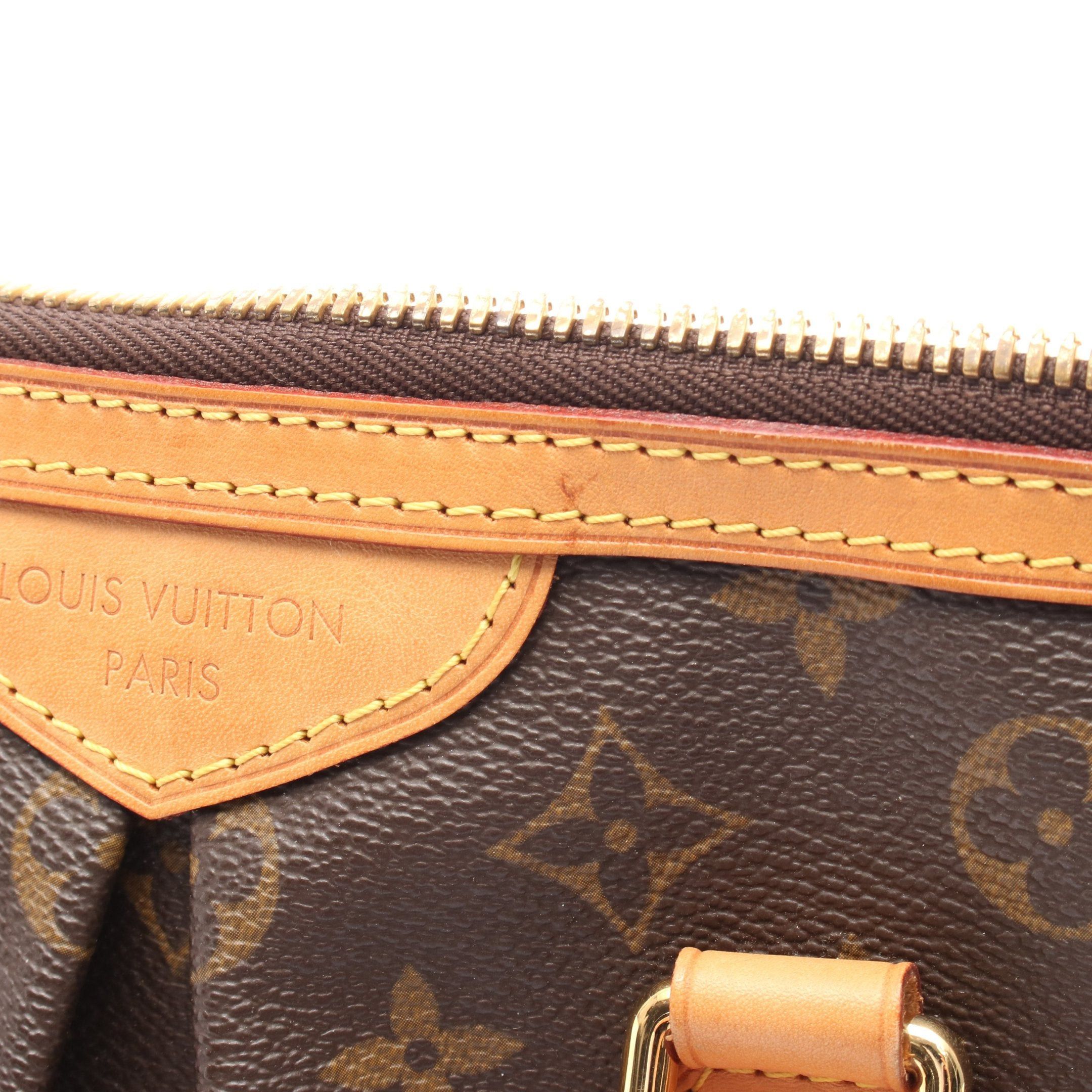 Louis Vuitton Louis Vuitton Palermo Pm Monogram Handbag Leather Brown With Optional Shoulder Strap Size ONE SIZE - 10 Thumbnail