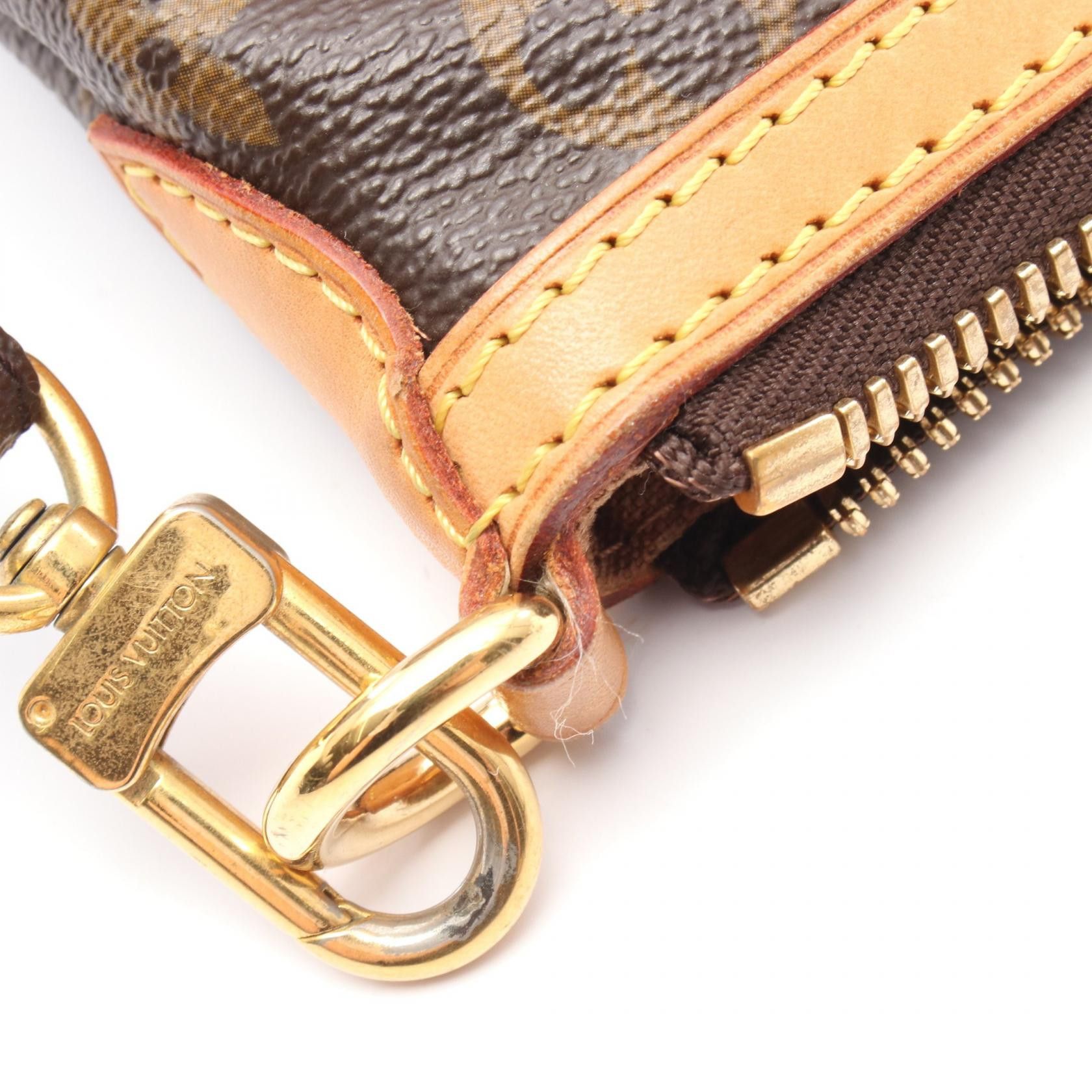 Louis Vuitton Louis Vuitton Palermo Pm Monogram Handbag Leather Brown With Optional Shoulder Strap Size ONE SIZE - 11 Thumbnail