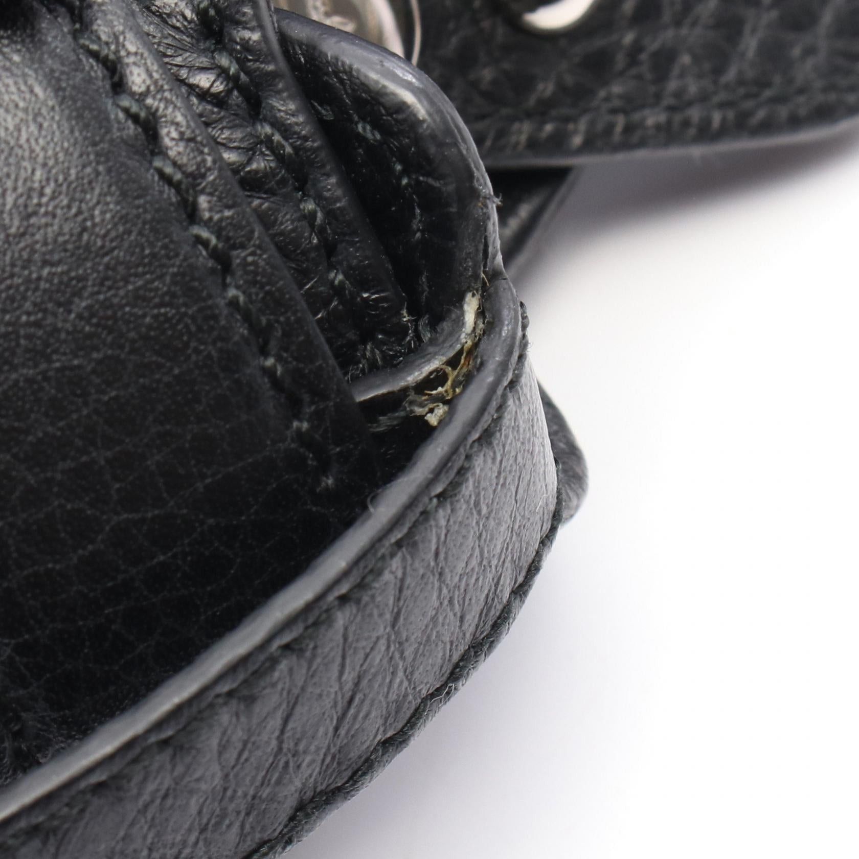 Salvatore Ferragamo Marissa Gancini Handbag Leather Black