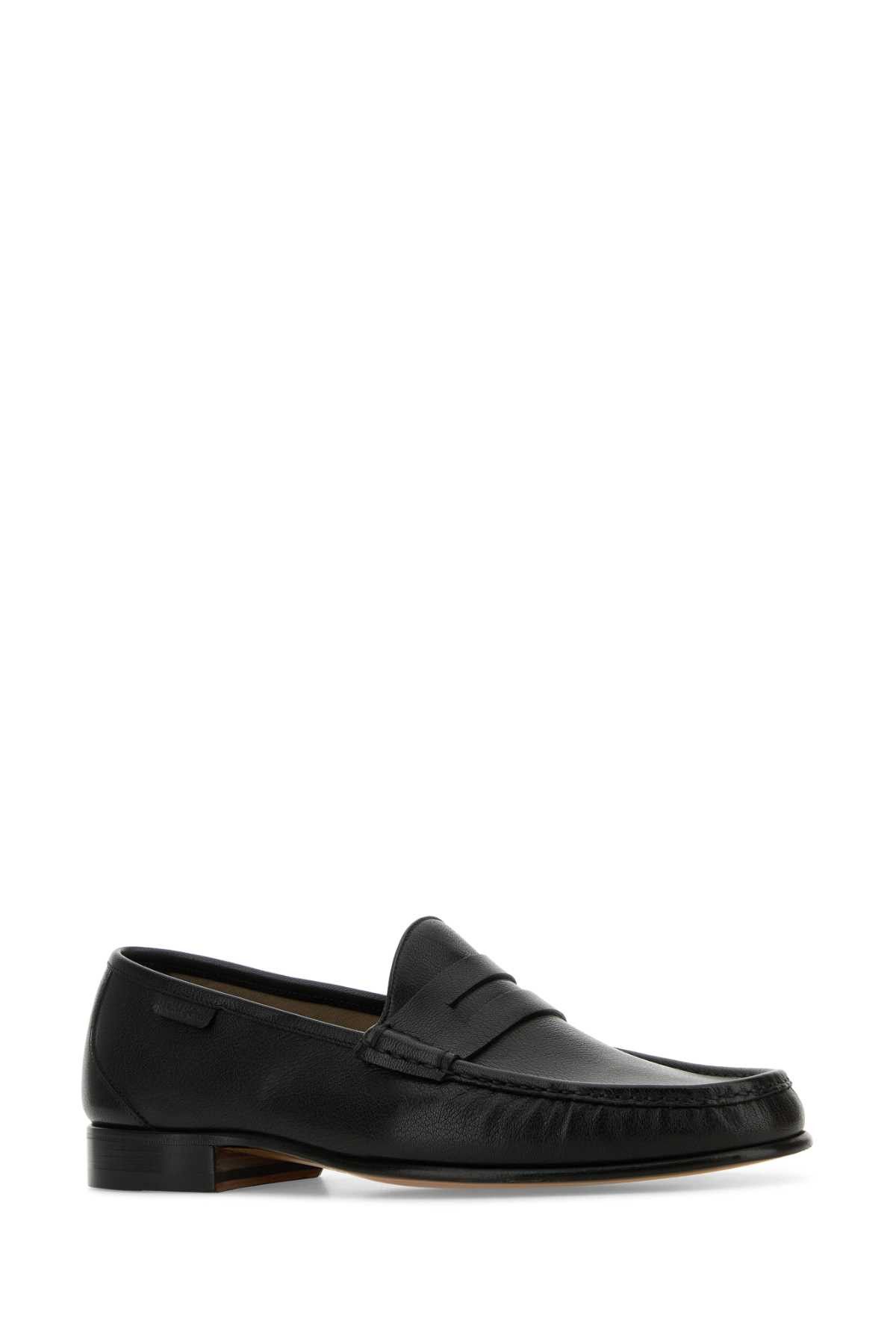 Tom Ford Black Leather Loafers Size US 8 / EU 41 - 2 Thumbnail