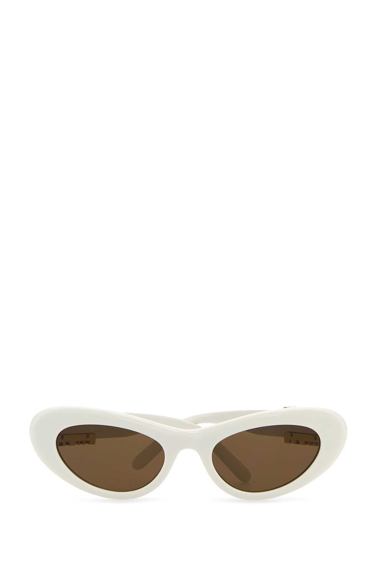 Loewe White Acetate Sunglasses Size ONE SIZE - 2 Thumbnail
