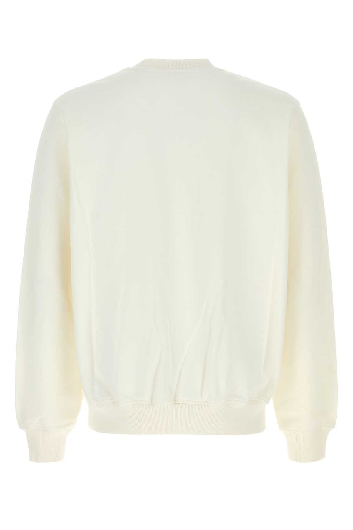 Casablanca White Cotton Sweatshirt Size US S / EU 44-46 / 1 - 2 Thumbnail