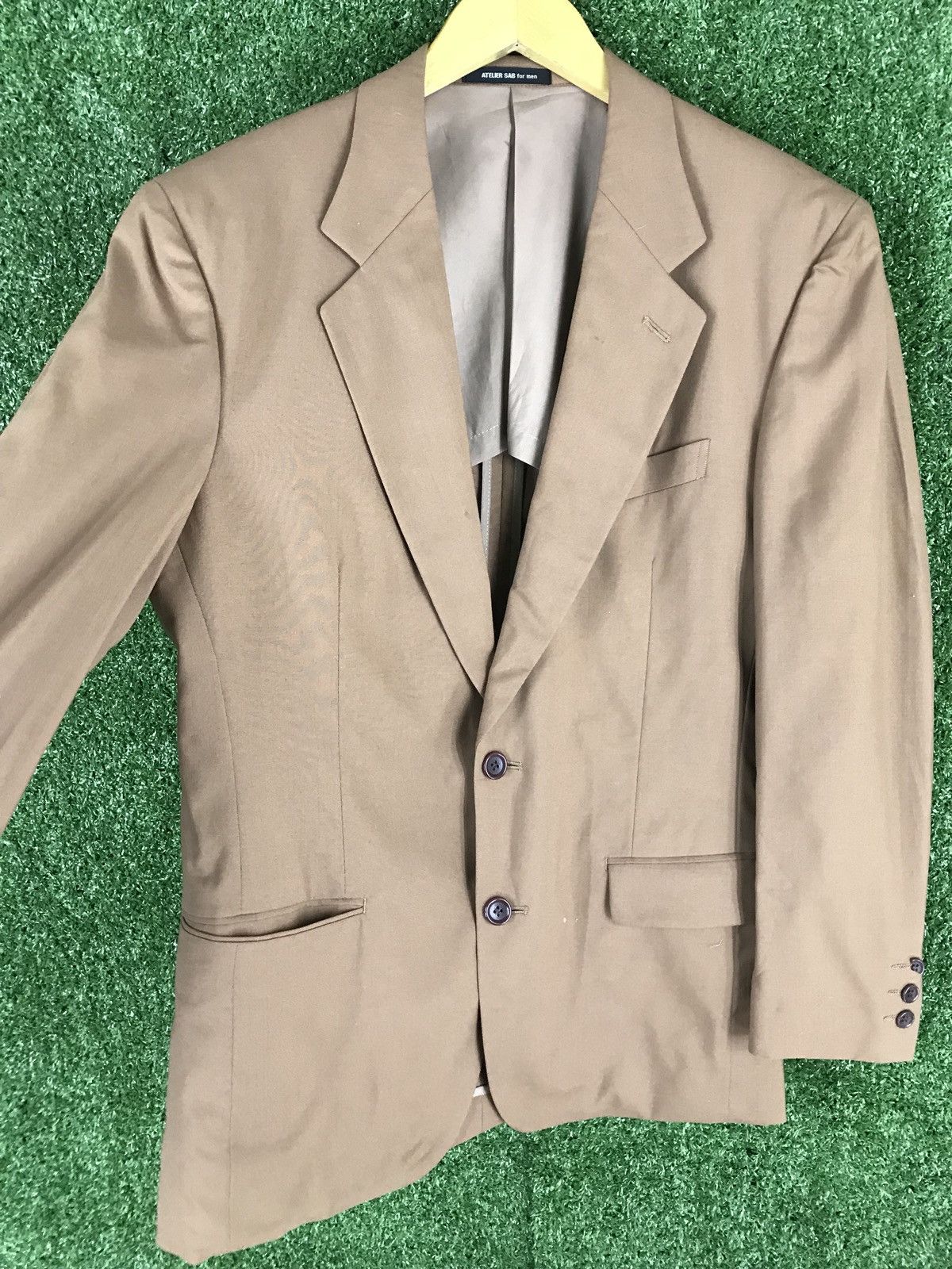 Japanese Brand 🔥💢 Atelier Sab For Men Tasmanian Wool Blazer Made In Japan Size US S / EU 44-46 / 1 - 4 Thumbnail
