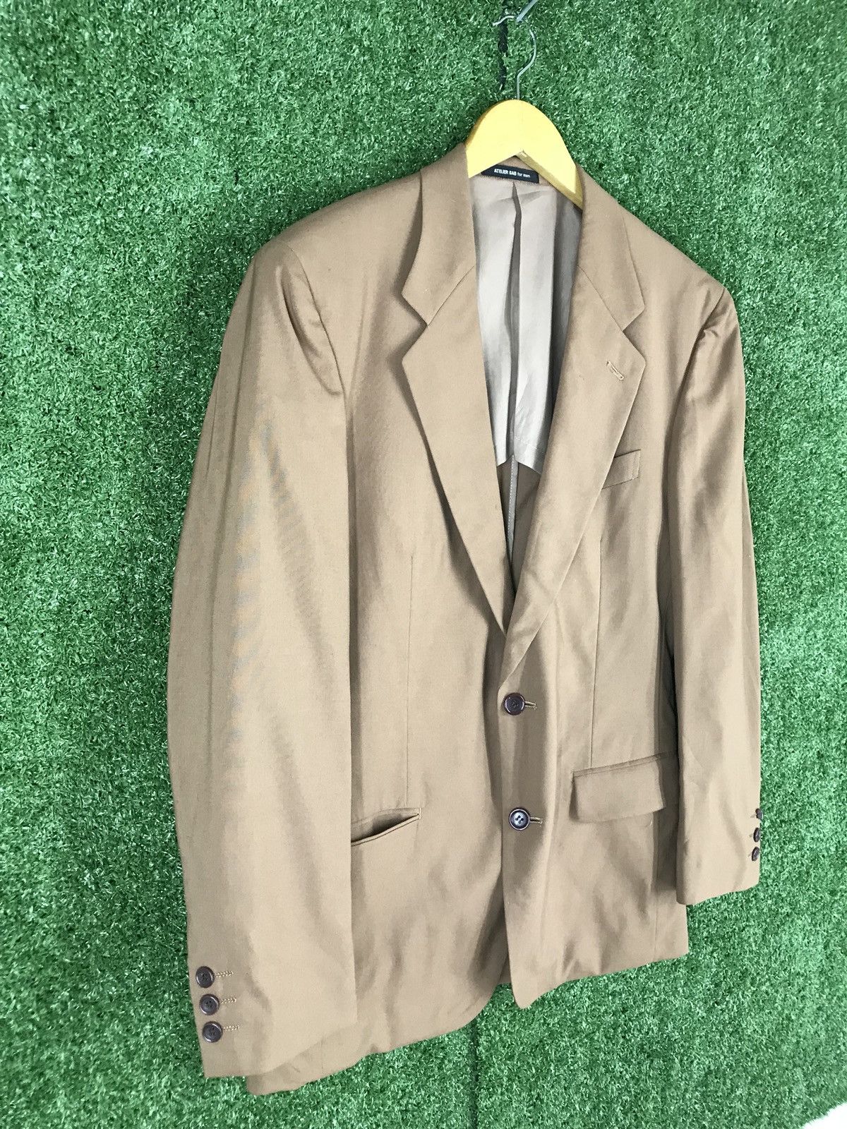Japanese Brand 🔥💢 Atelier Sab For Men Tasmanian Wool Blazer Made In Japan Size US S / EU 44-46 / 1 - 2 Thumbnail