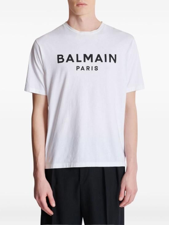 Balmain BALMAIN Men T-Shirts FH1EG000BB73 GAB White Size US S / EU 44-46 / 1 - 2 Thumbnail