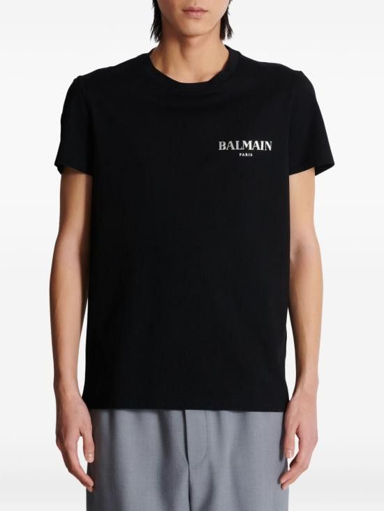 Balmain BALMAIN Men T-Shirts FH1EF000GD84 EAC Black Size US L / EU 52-54 / 3 - 7 Thumbnail