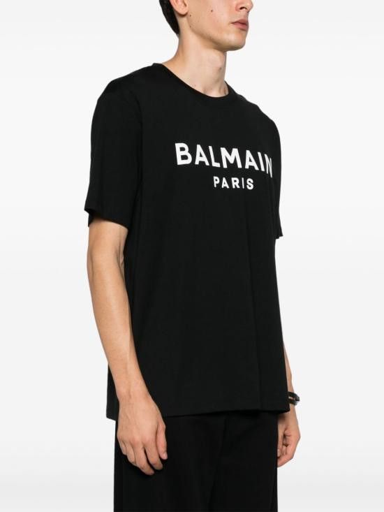 Balmain BALMAIN Men T-Shirts FH1EG000BB73 EAB Black Size US M / EU 48-50 / 2 - 4 Thumbnail