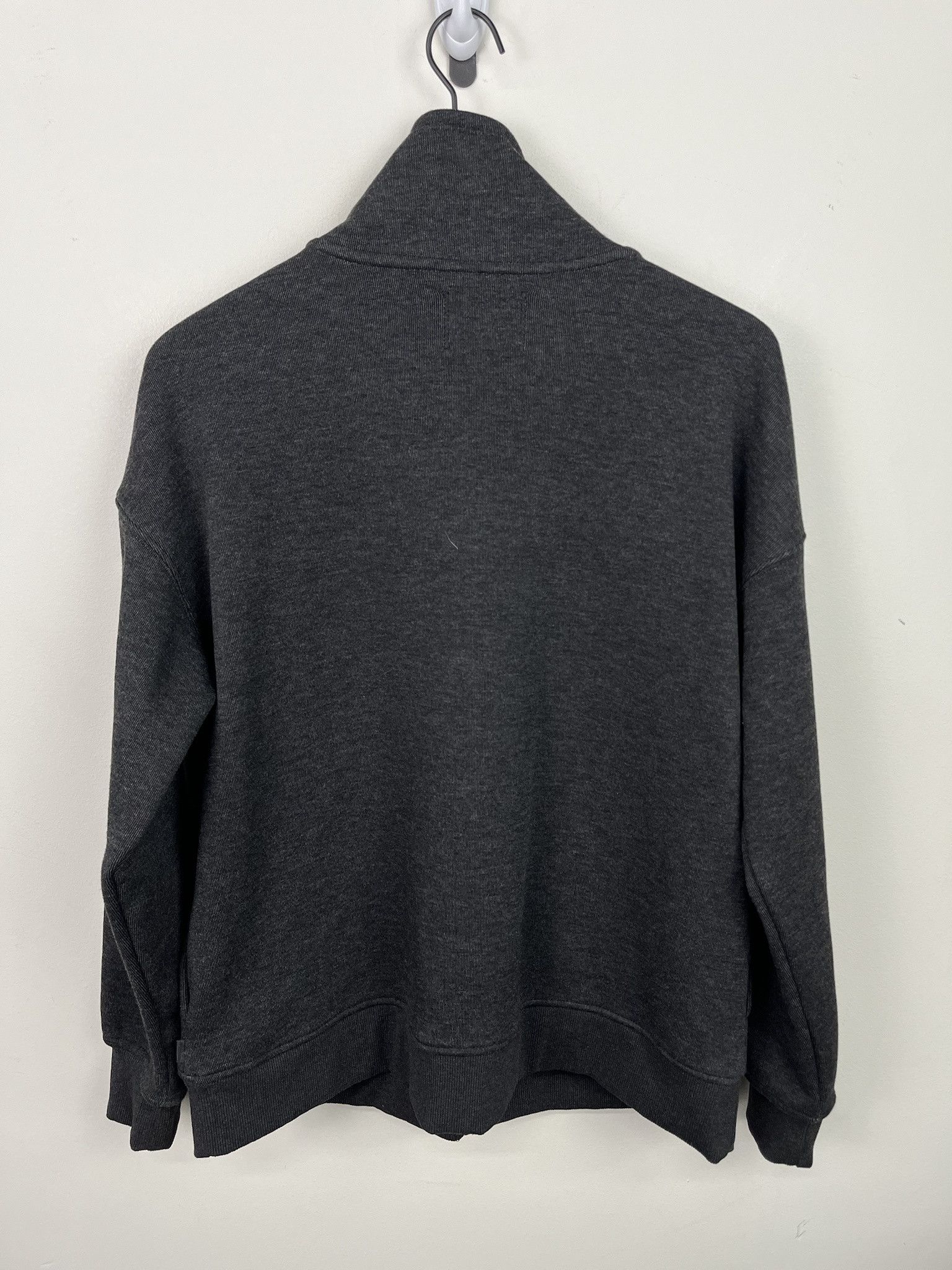 Vintage Vintage Charcoal Gray Zip Sweatshirt Size L Size US L / EU 52-54 / 3 - 3 Thumbnail