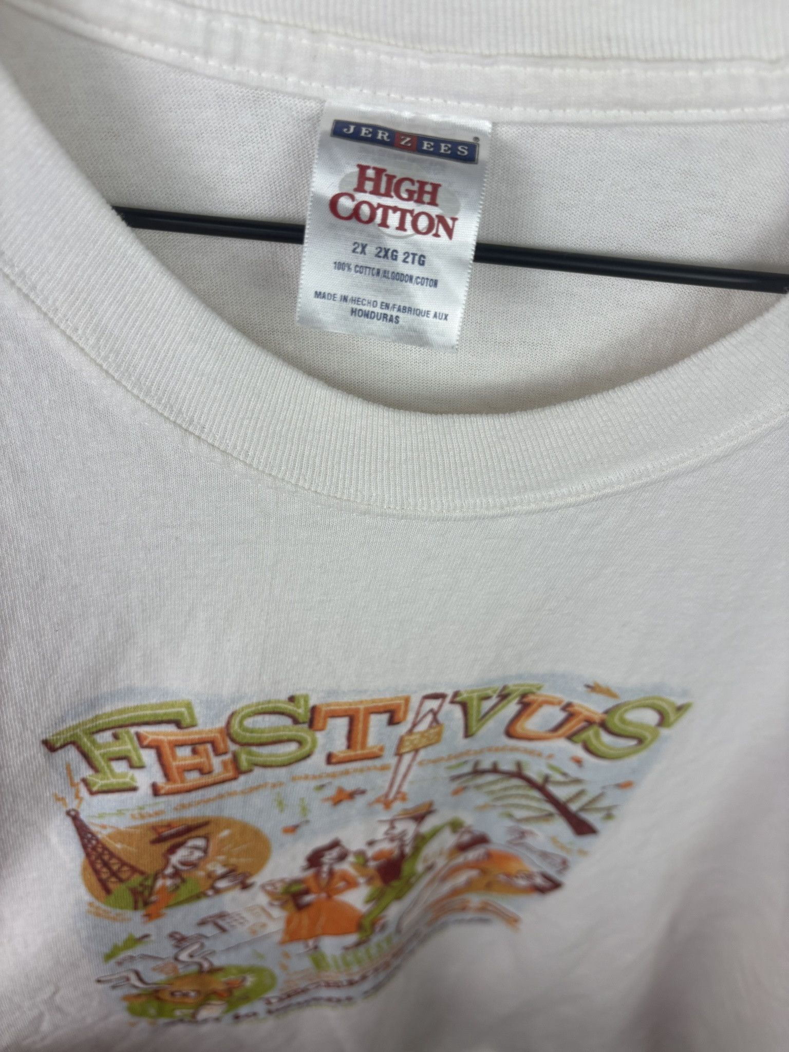 Jerzees Vintage Y2K "Festivus 2007" Pullover Longsleeve Size US XXL / EU 58 / 5 - 2 Thumbnail