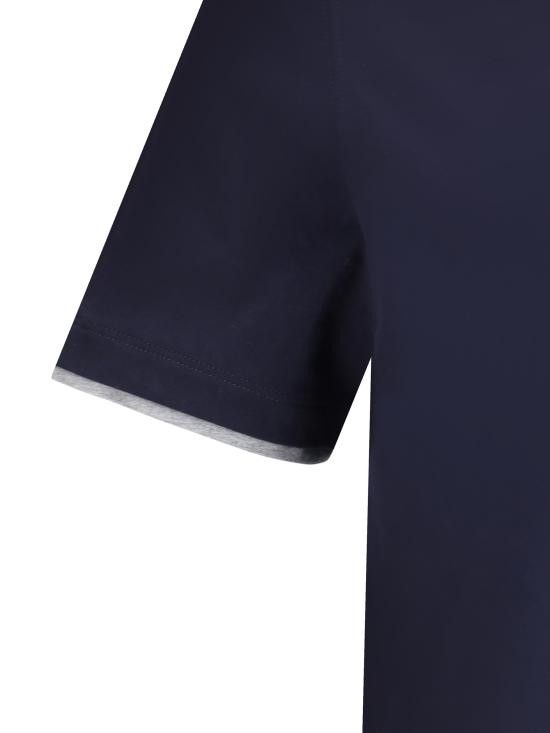 Brunello Cucinelli BRUNELLO CUCINELLI Men T-Shirts M0B137427 CD325 BLUE Size US XS / EU 42 / 0 - 3 Thumbnail