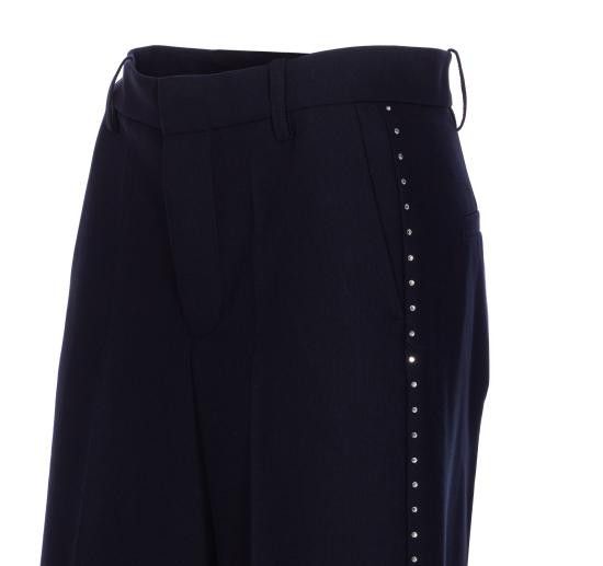 Zadig & Voltaire ZADIG & VOLTAIRE Women Straight Pants WWPA01867 404 Blue Size 27" / US 4 / IT 40 - 3 Thumbnail