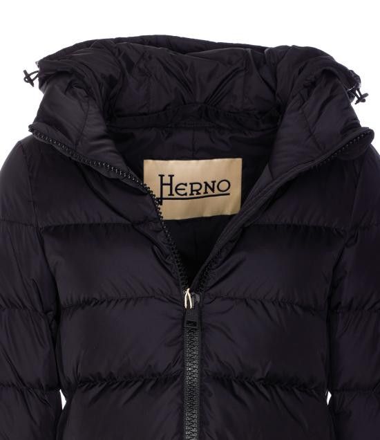 Herno HERNO Women Bubble Jackets PI0660D 12004Z9389 Black Size XL / US 12-14 / IT 48-50 - 4 Thumbnail