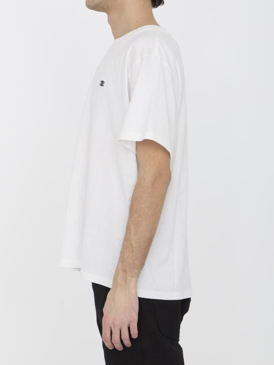 Celine CELINE Men T-Shirts 2X04I671Q WHITE Size US M / EU 48-50 / 2 - 3 Thumbnail