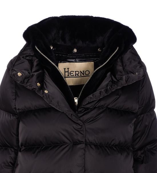 Herno HERNO Women Bubble Jackets PI001934D 12170Z9300 Black Size XS / US 0-2 / IT 36-38 - 4 Thumbnail