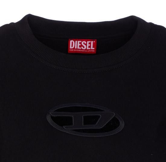 Diesel DIESEL Women Hoodies A09931 0GRAC9XX Black Size M / US 6-8 / IT 42-44 - 4 Thumbnail