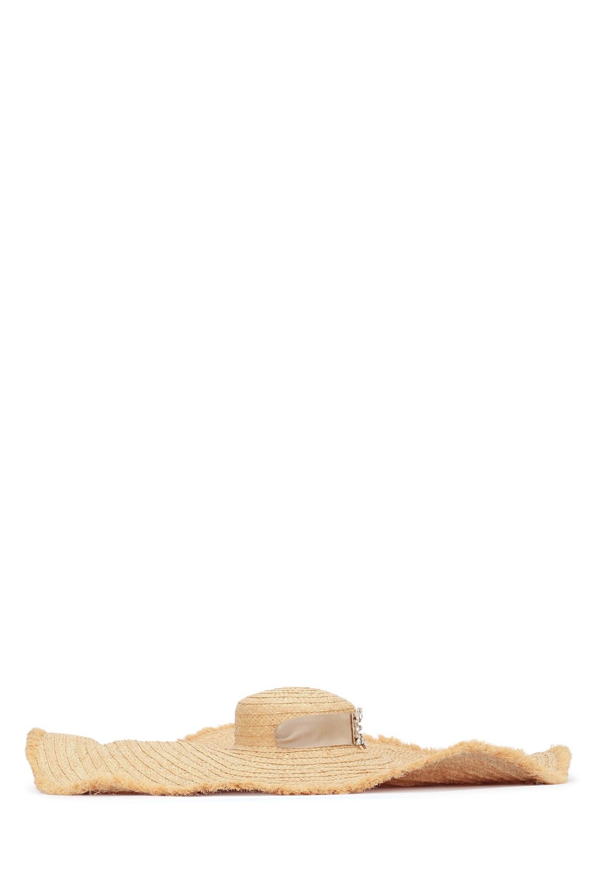 Roger Vivier Rv Broche Extra Rafia Hat Size ONE SIZE - 2 Thumbnail