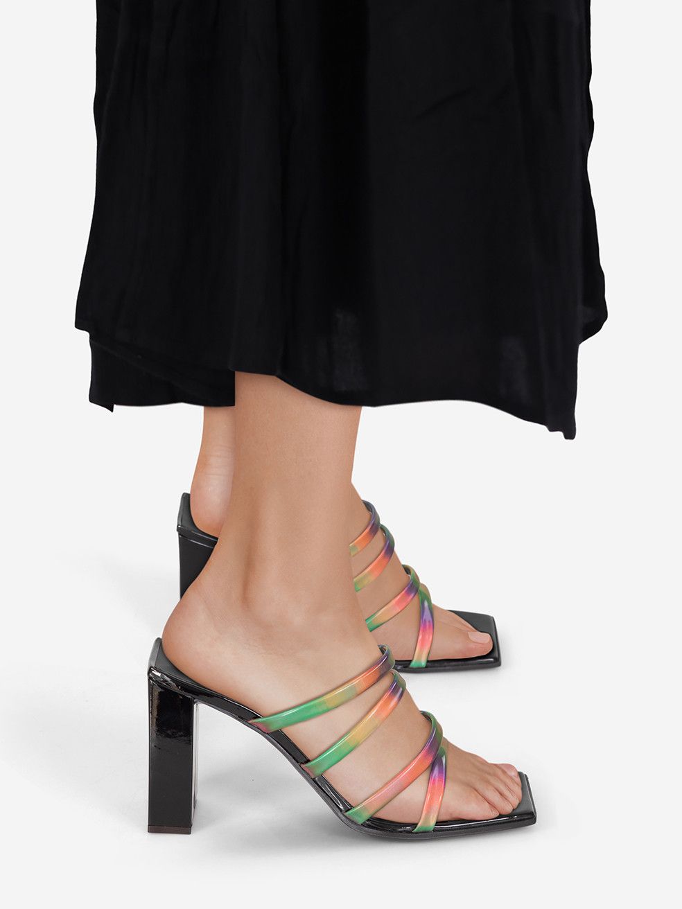 Giuseppe Zanotti Strappy Shangay 85 Mules Size US 8.5 / IT 38.5 - 2 Thumbnail