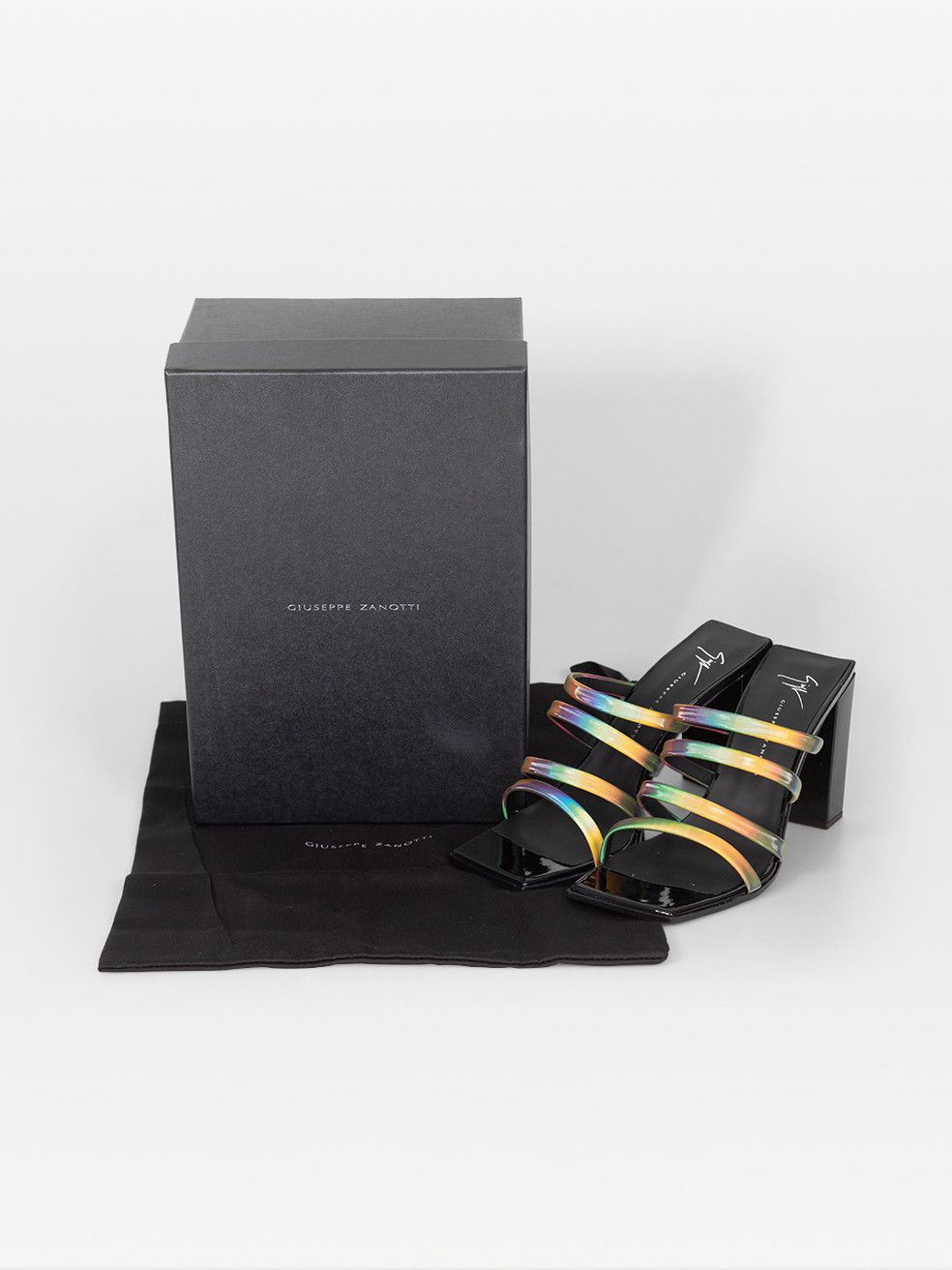 Giuseppe Zanotti Strappy Shangay 85 Mules Size US 8.5 / IT 38.5 - 6 Thumbnail