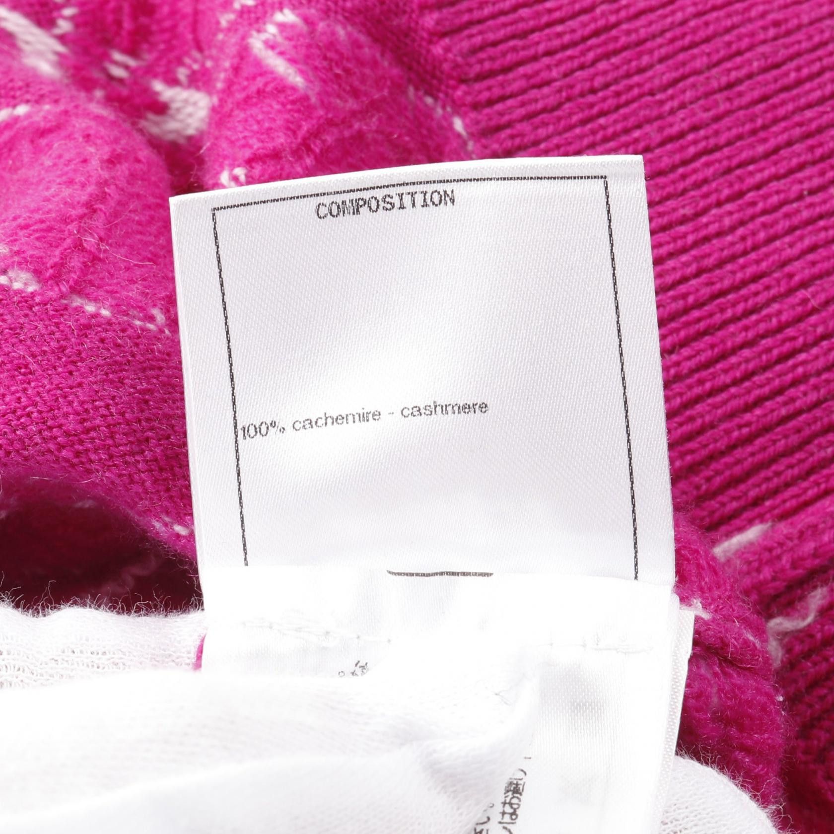 Chanel Chanel Chanel Coco Mark Cashmere Knitwear Others Tops P70436K10043 Size ONE SIZE - 4 Thumbnail