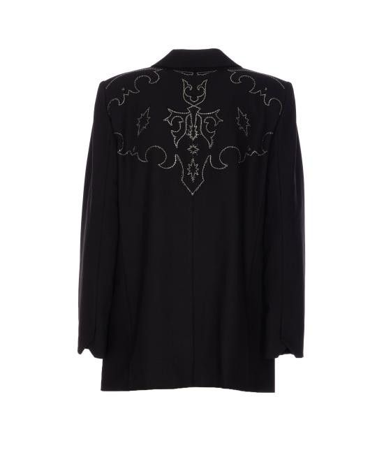 Zadig & Voltaire ZADIG & VOLTAIRE Women Jackets WWBL01947 011 Black Size M / US 6-8 / IT 42-44 - 2 Thumbnail