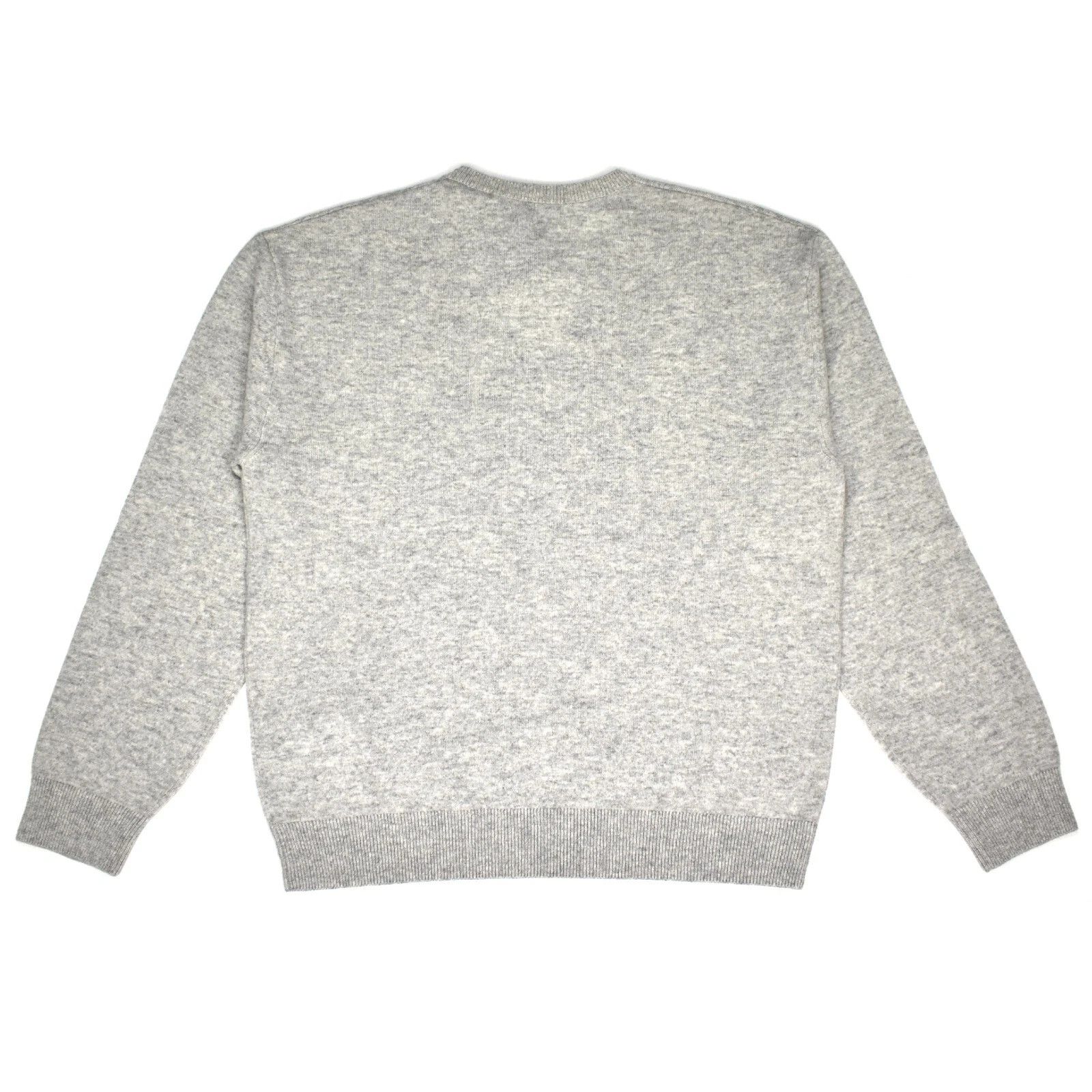 Saint Laurent Paris Saint Laurent Gray 100% Cashmere V-Neck Sweater Size US L / EU 52-54 / 3 - 2 Thumbnail