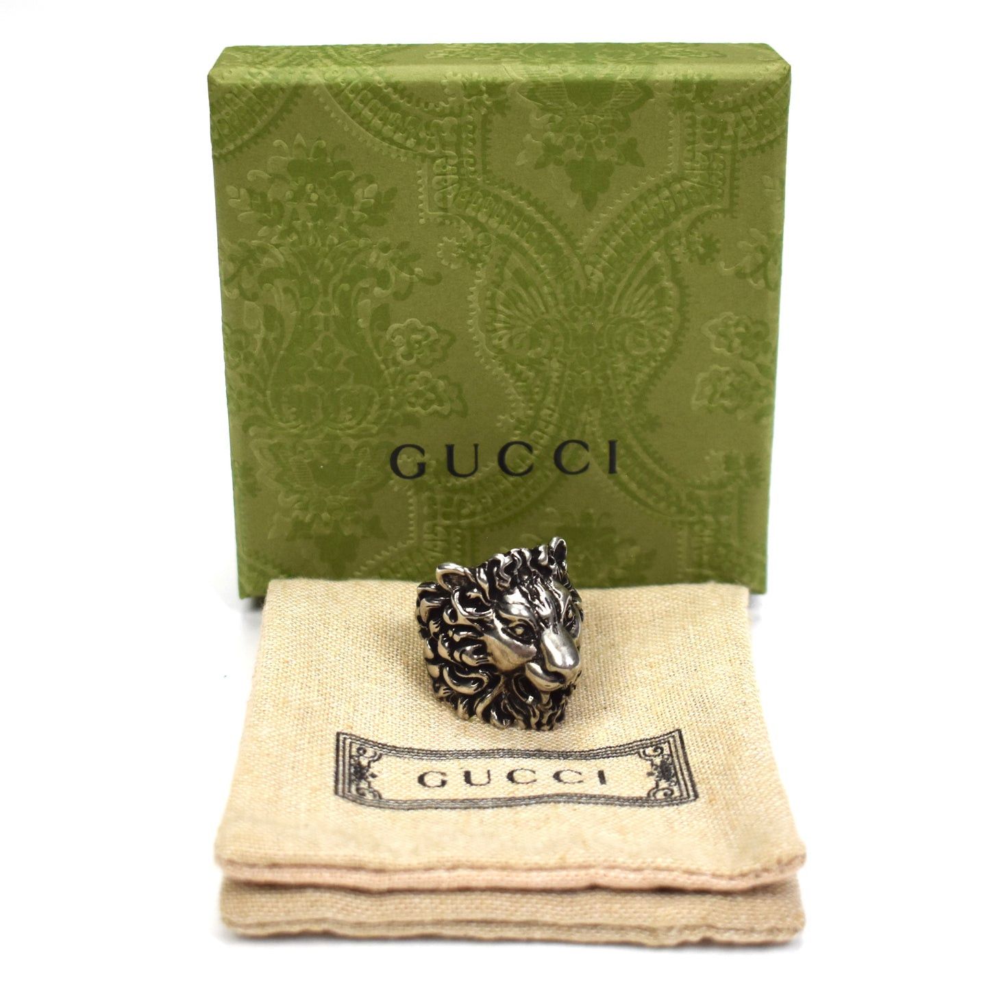 Gucci Gucci Silver Lion Ring Anger Forest Size ONE SIZE - 2 Thumbnail