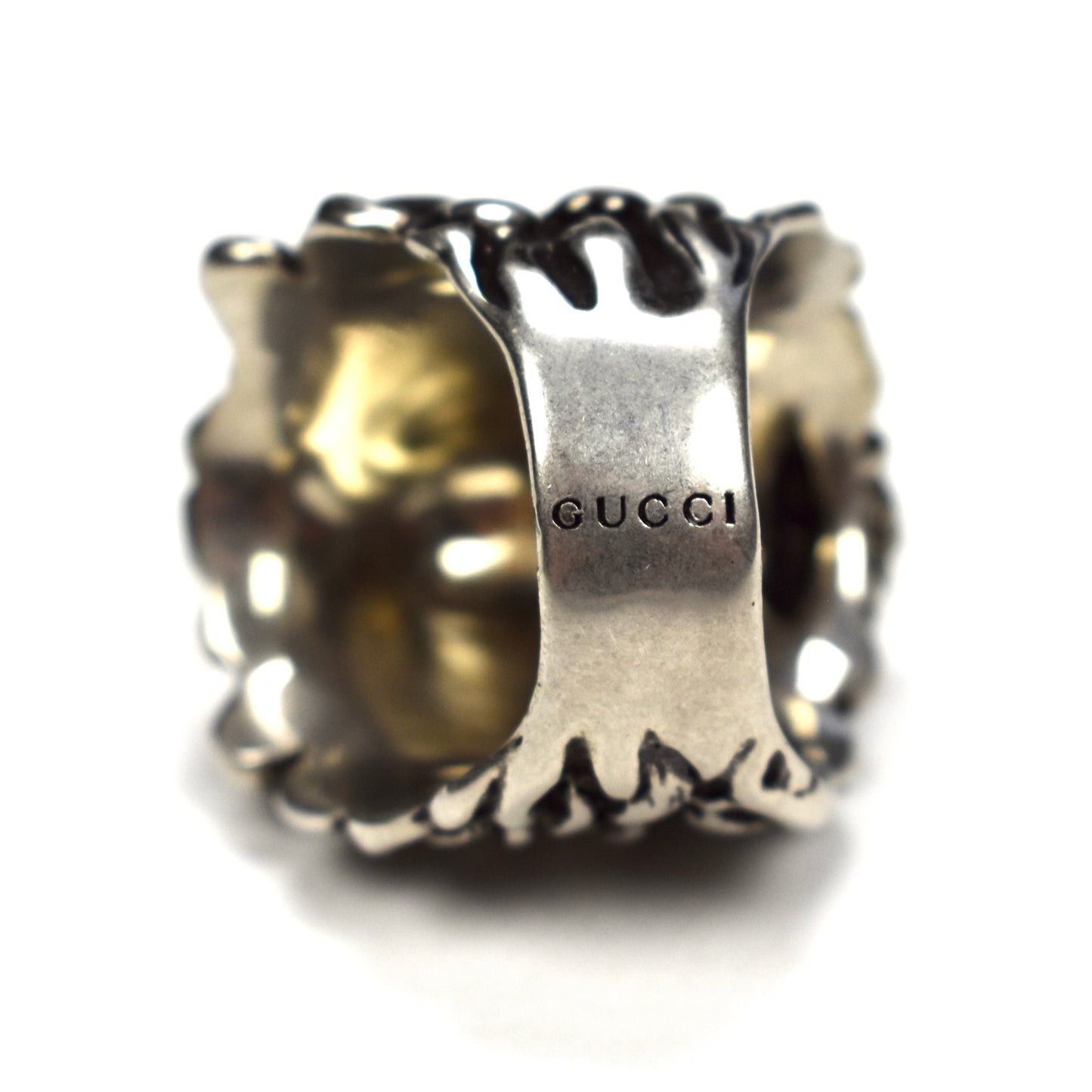 Gucci Gucci Silver Lion Ring Anger Forest Size ONE SIZE - 6 Thumbnail