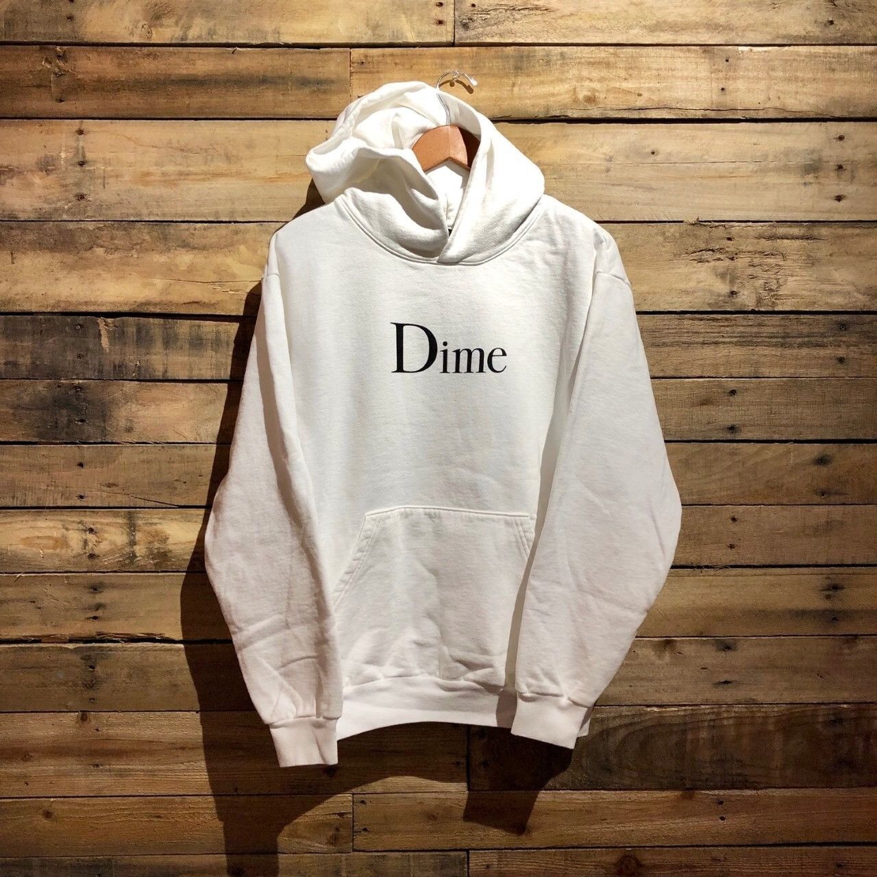 Dime classic logo hoodie white online