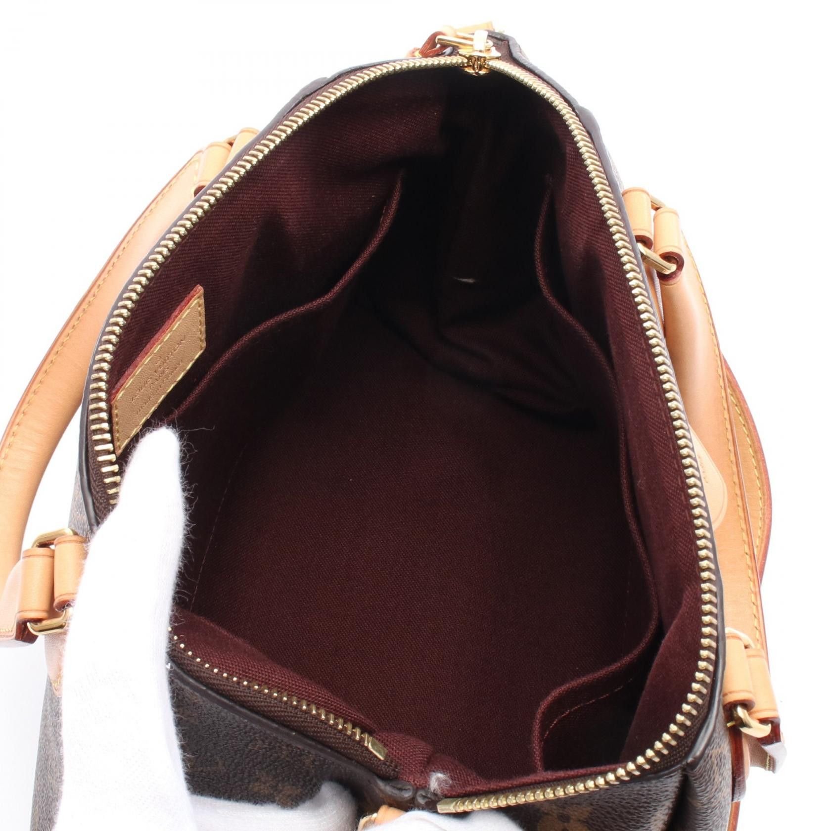Louis Vuitton Louis Vuitton Louis Vuitton Rivery PM Monogram Coated Canvas Handbag Canvas Handbag M44543 DUTY FREE for USA Size ONE SIZE - 3 Thumbnail