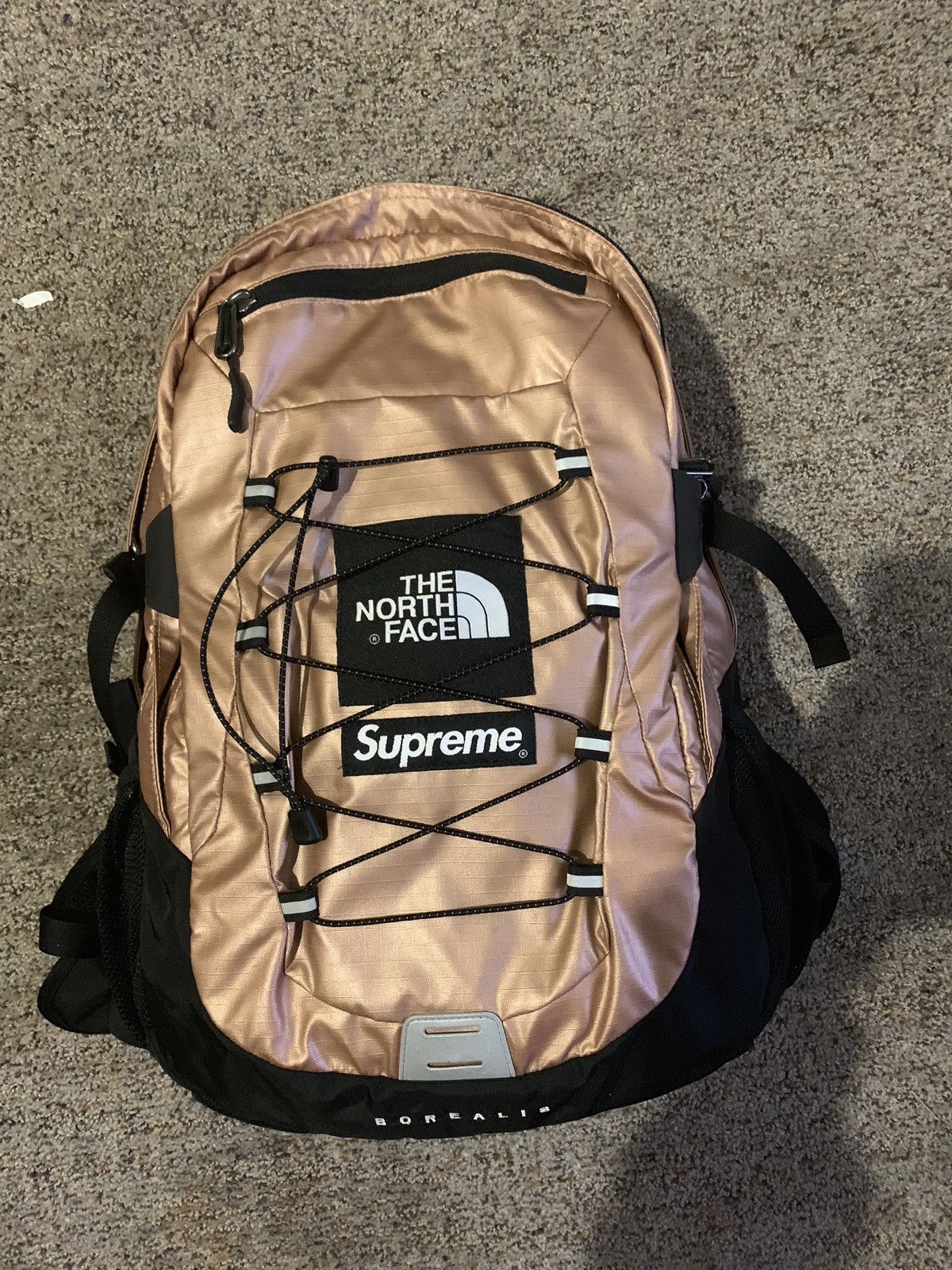 Supreme X North Face Rose Gold Backpack Supreme North Face Rose
