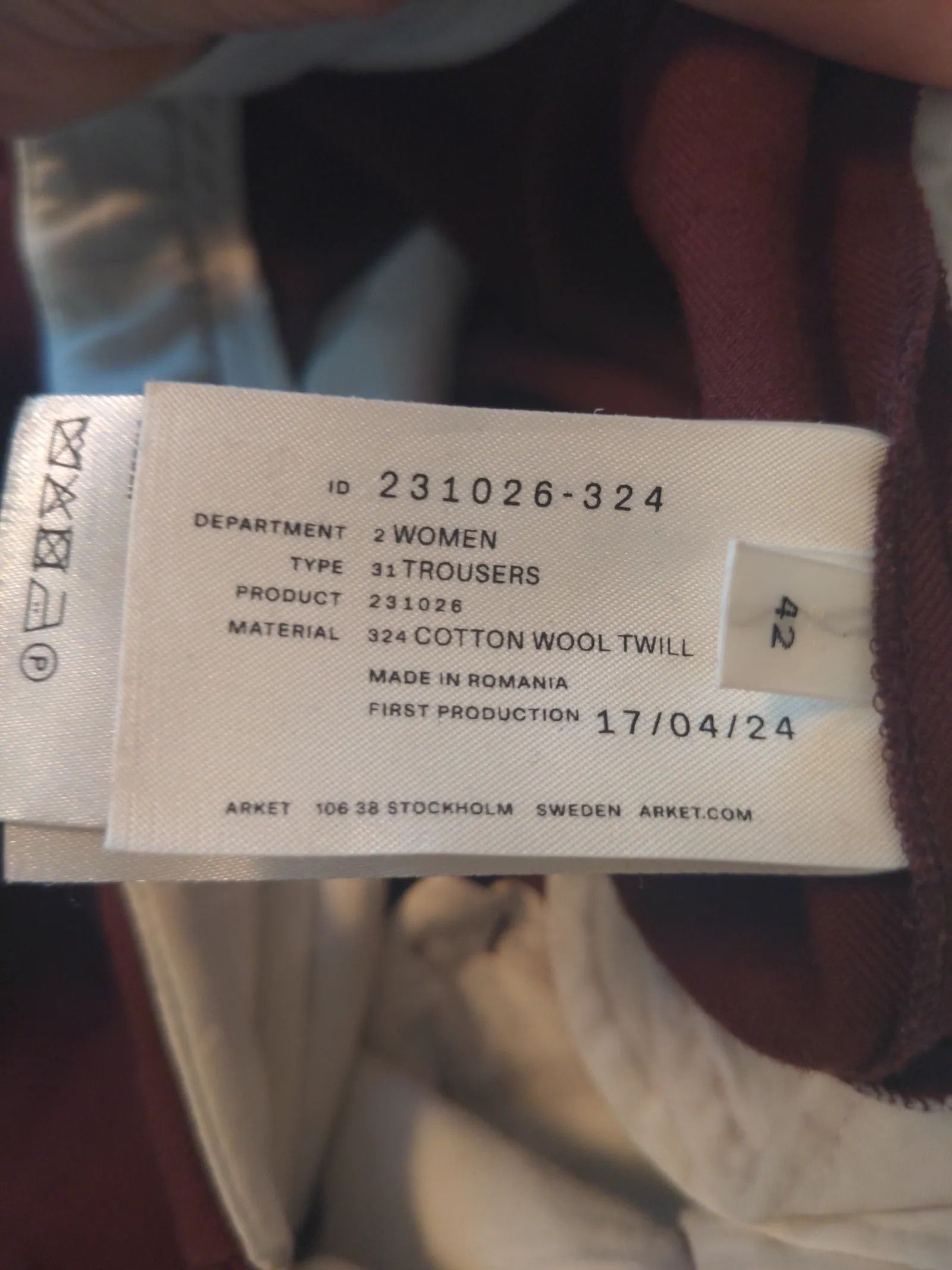 Arket Arket Pants Size 30" / US 8 / IT 44 - 3 Thumbnail