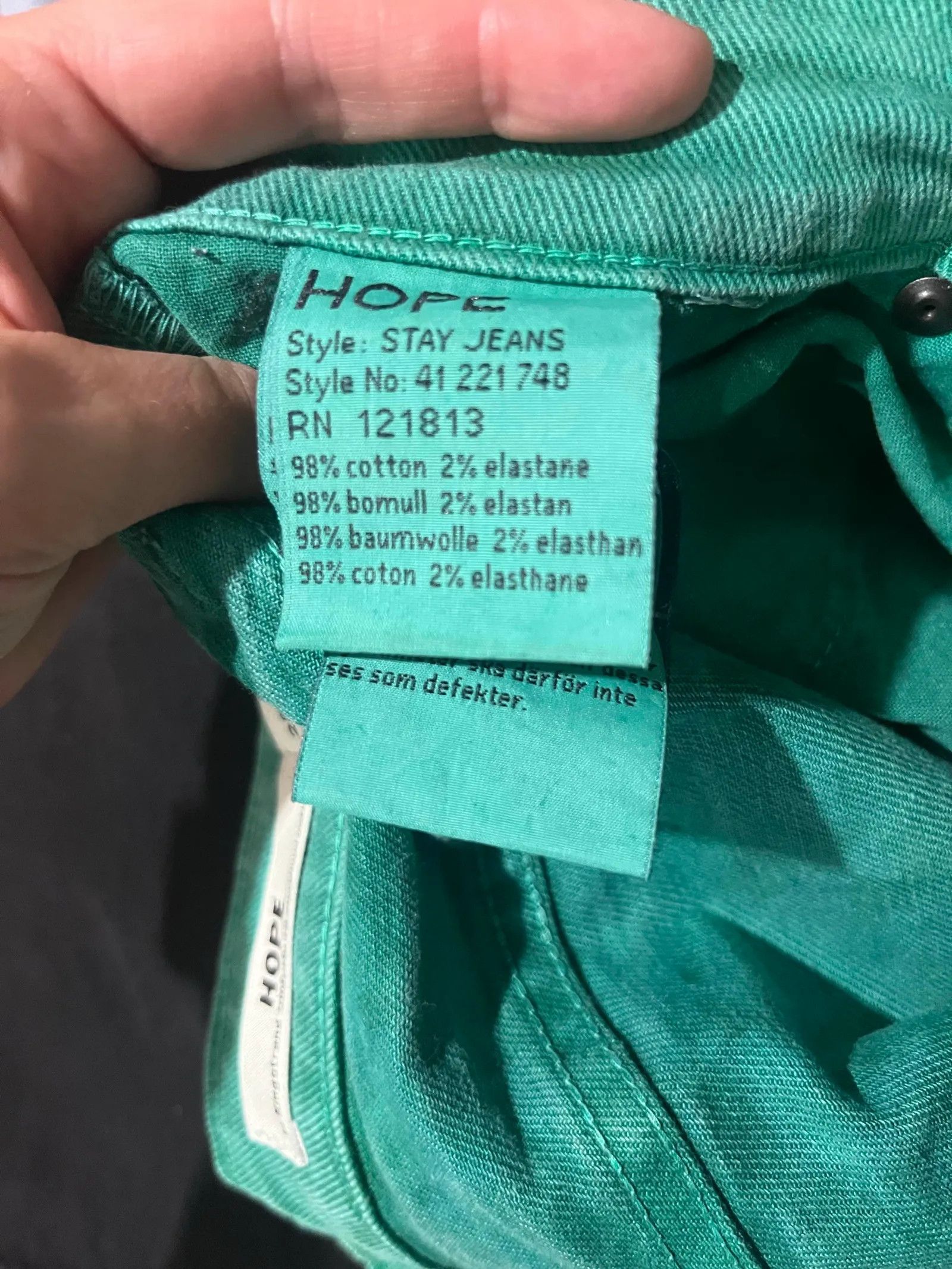Hope Hope Stay Jeans Size 28" / US 6 / IT 42 - 4 Thumbnail