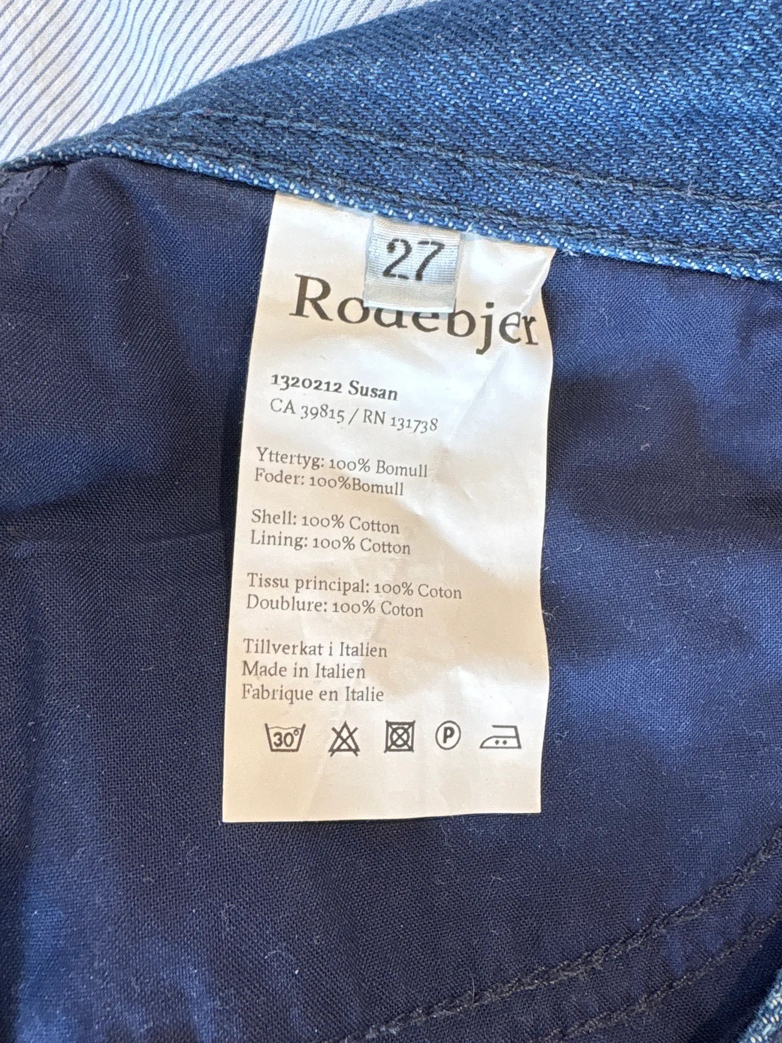 Rodebjer Rodebjer Susan Jeans Size 27" / US 4 / IT 40 - 2 Thumbnail