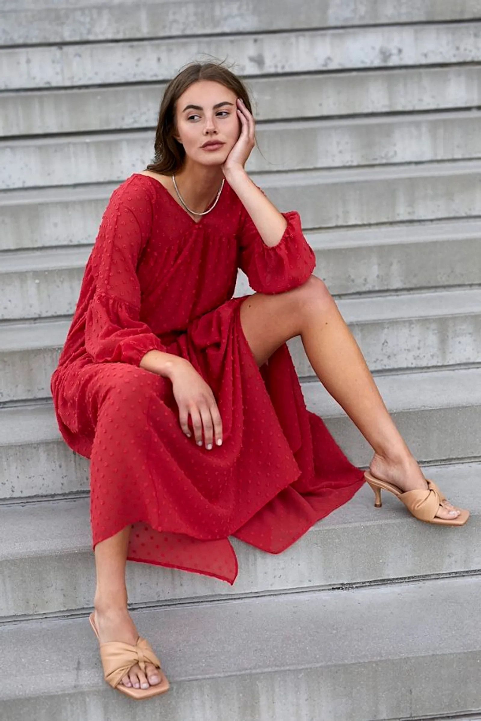 Other Soaked In Luxury Pearmain Maxi dress Dress Size XS / US 0-2 / IT 36-38 - 2 Thumbnail
