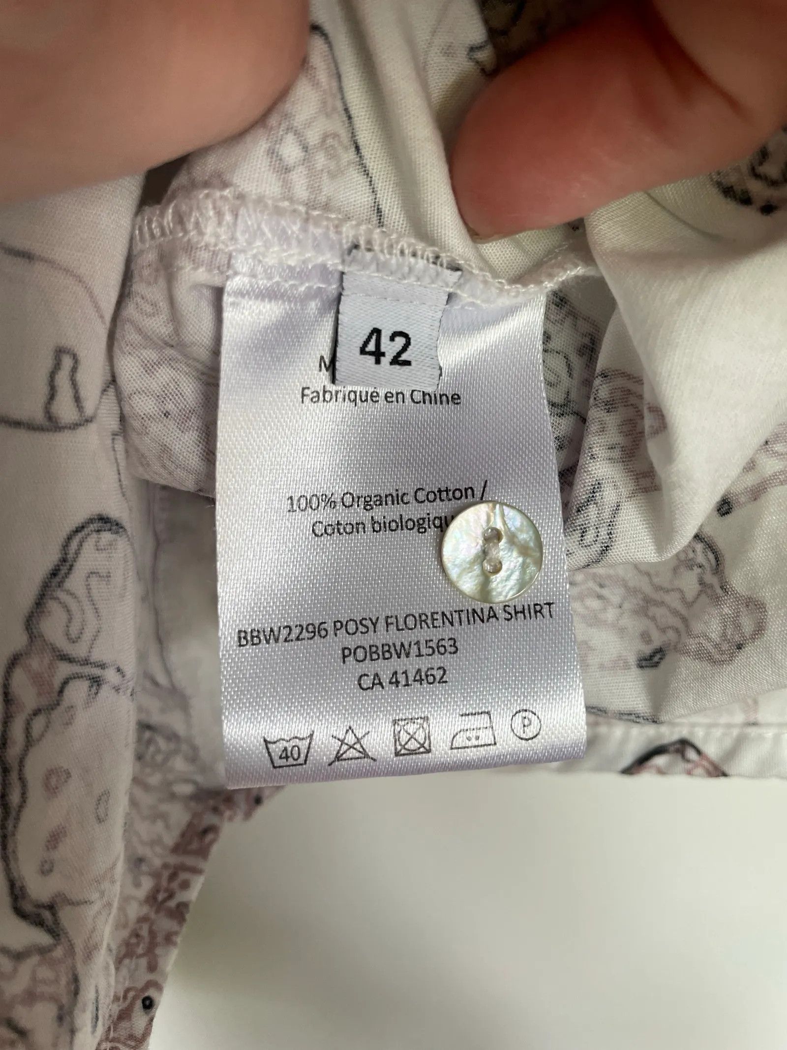 Bruuns Bazaar Bruuns Bazaar Posy Florentina Shirt Blouse Size M / US 6-8 / IT 42-44 - 3 Thumbnail