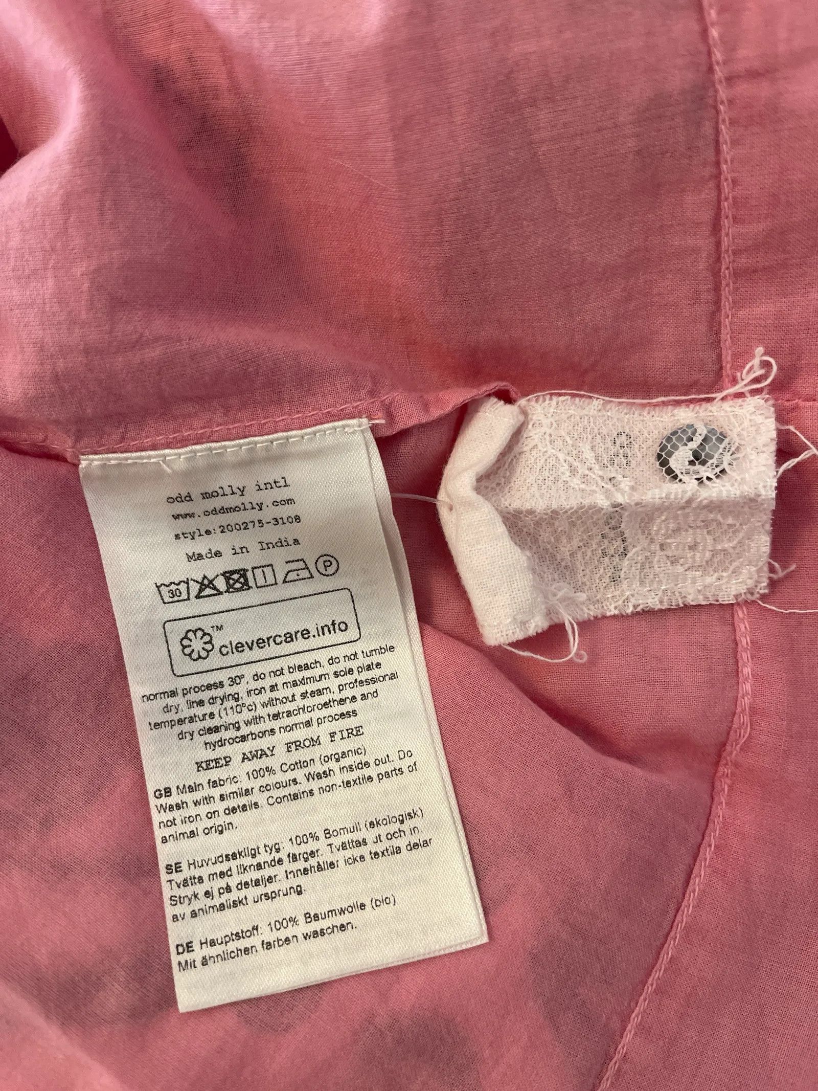 Odd Molly Odd Molly Blouse Size XS / US 0-2 / IT 36-38 - 3 Thumbnail