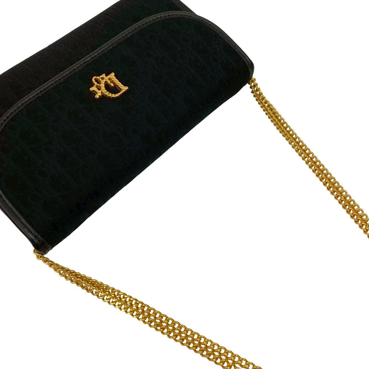Dior Dior Shoulder Bag Black Cotton Size ONE SIZE - 4 Thumbnail
