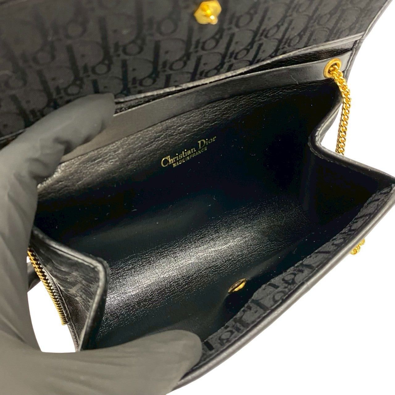 Dior Dior Shoulder Bag Black Cotton Size ONE SIZE - 9 Thumbnail