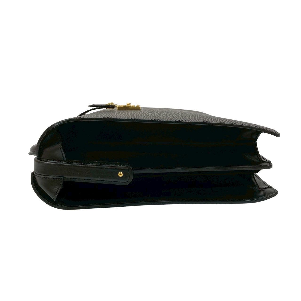 Louis Vuitton Louis Vuitton Handbag Black Leather Size ONE SIZE - 6 Thumbnail