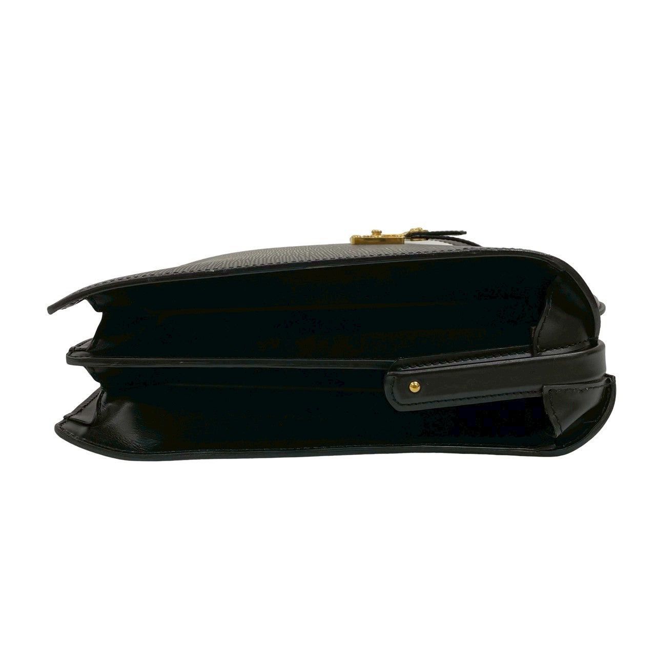 Louis Vuitton Louis Vuitton Handbag Black Leather Size ONE SIZE - 5 Thumbnail