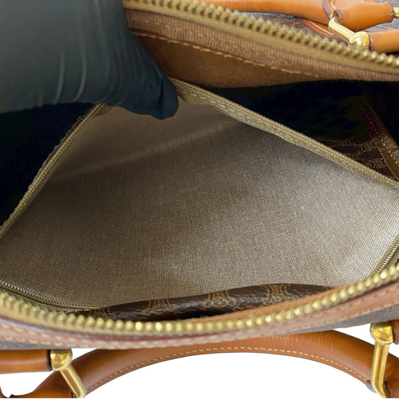 Celine Celine Handbag Brown Leather Size ONE SIZE - 10 Thumbnail